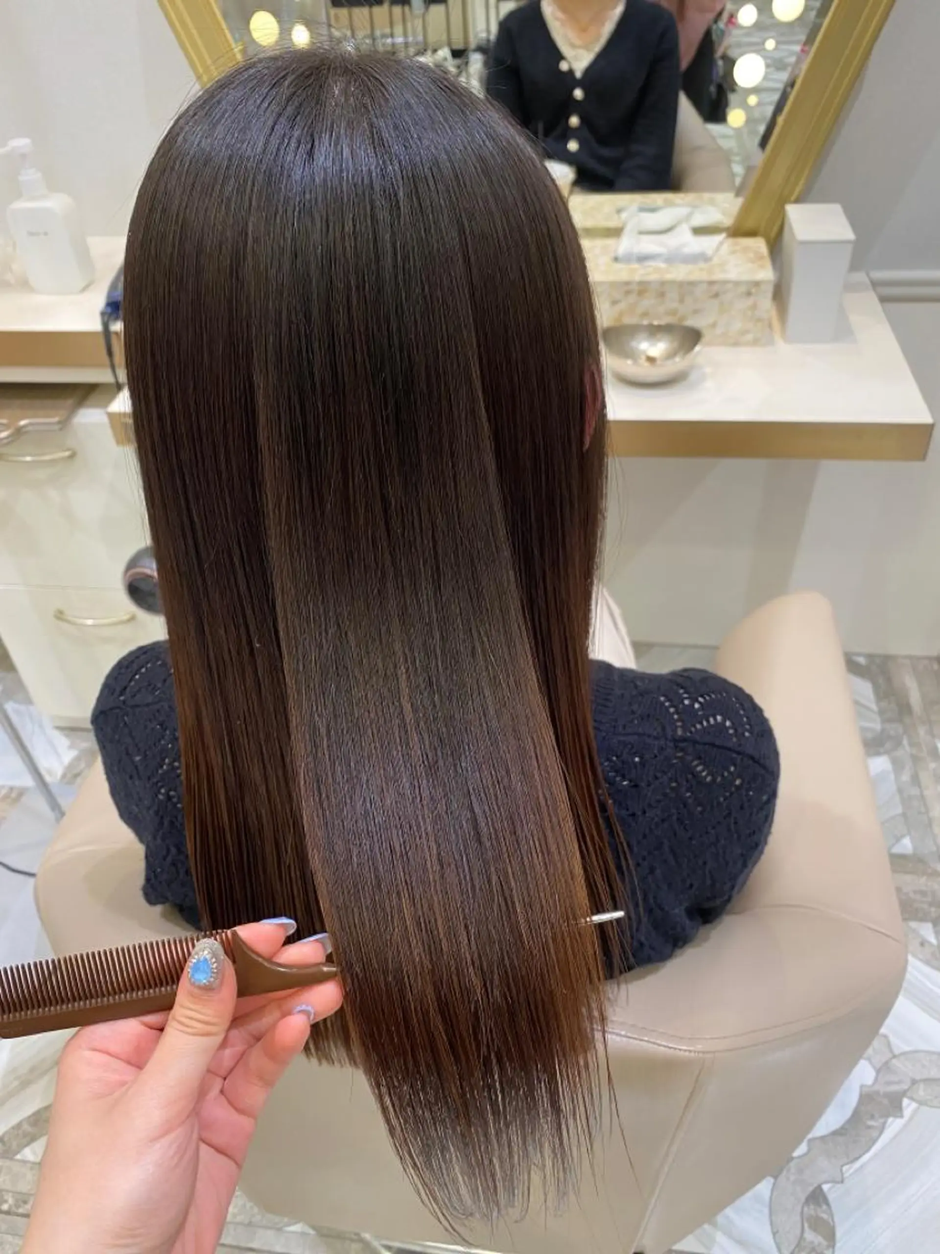 ロング カット トリートメント 💙美髪救世主💙 関華蓮のヘアスタイル