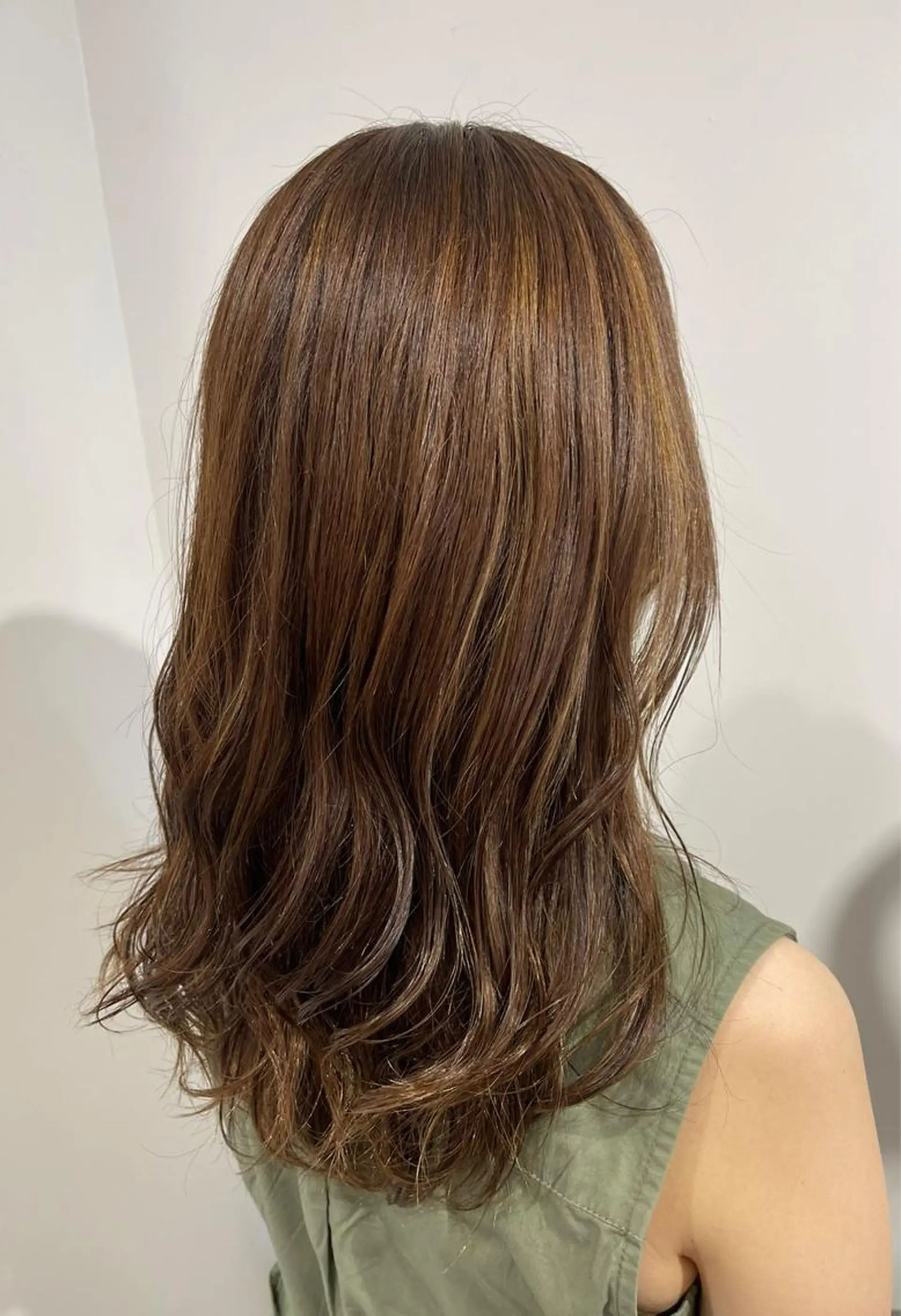 ロング カラー アッシュ アッシュブラウン バレイヤージュ ベージュカラー ブリーチ きむら かずきのヘアスタイル