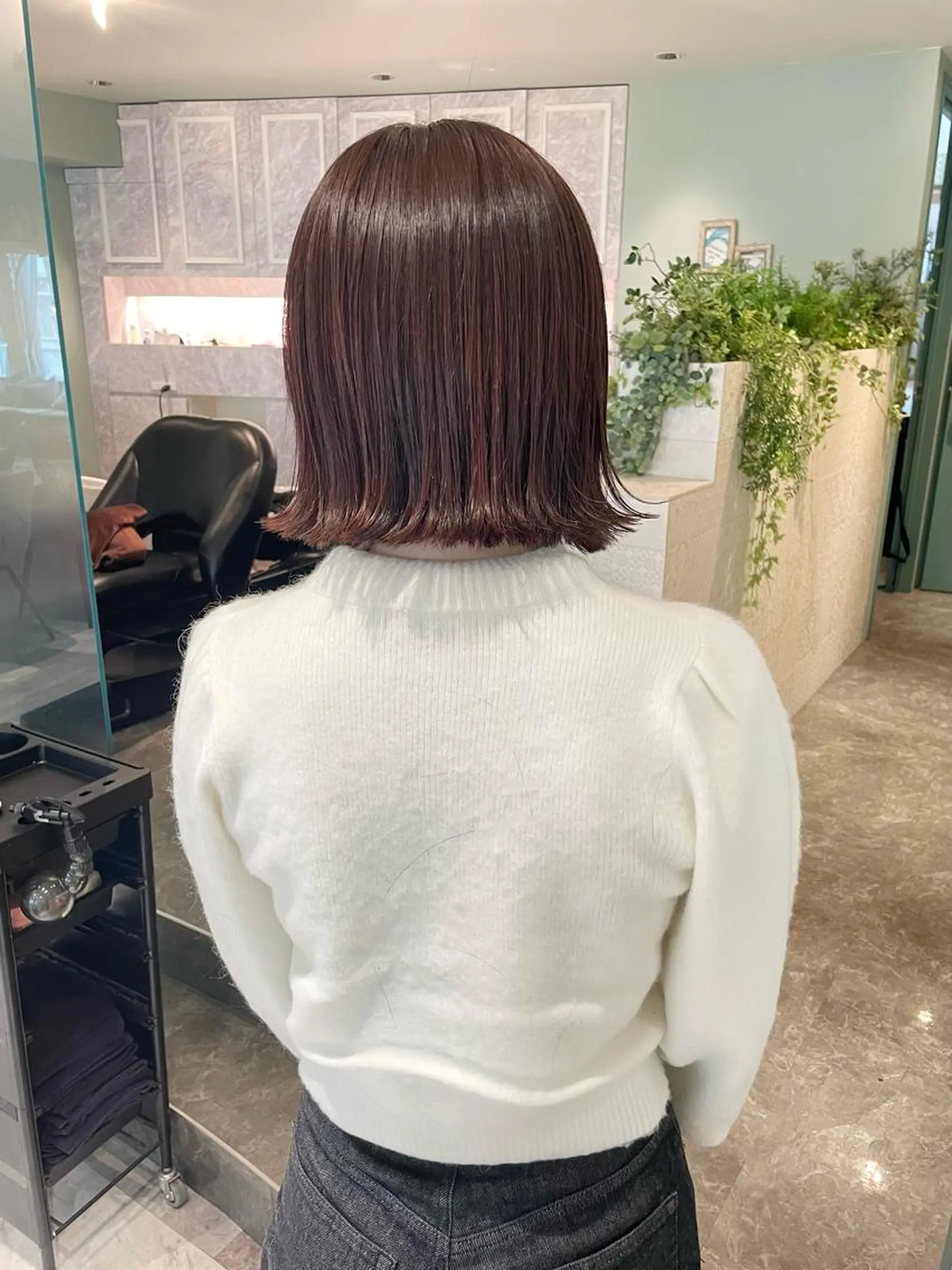 ショート 木屋元一/透明感 /レイヤー/縮毛矯正のヘアスタイル