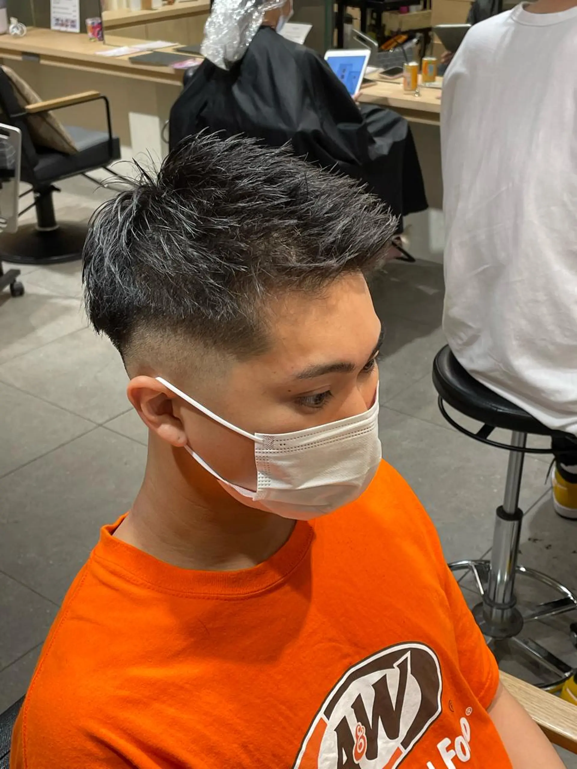 メンズ メンズベリーショート カット Le'a所属・渋谷/フェード/ 國分 翔のヘアスタイル