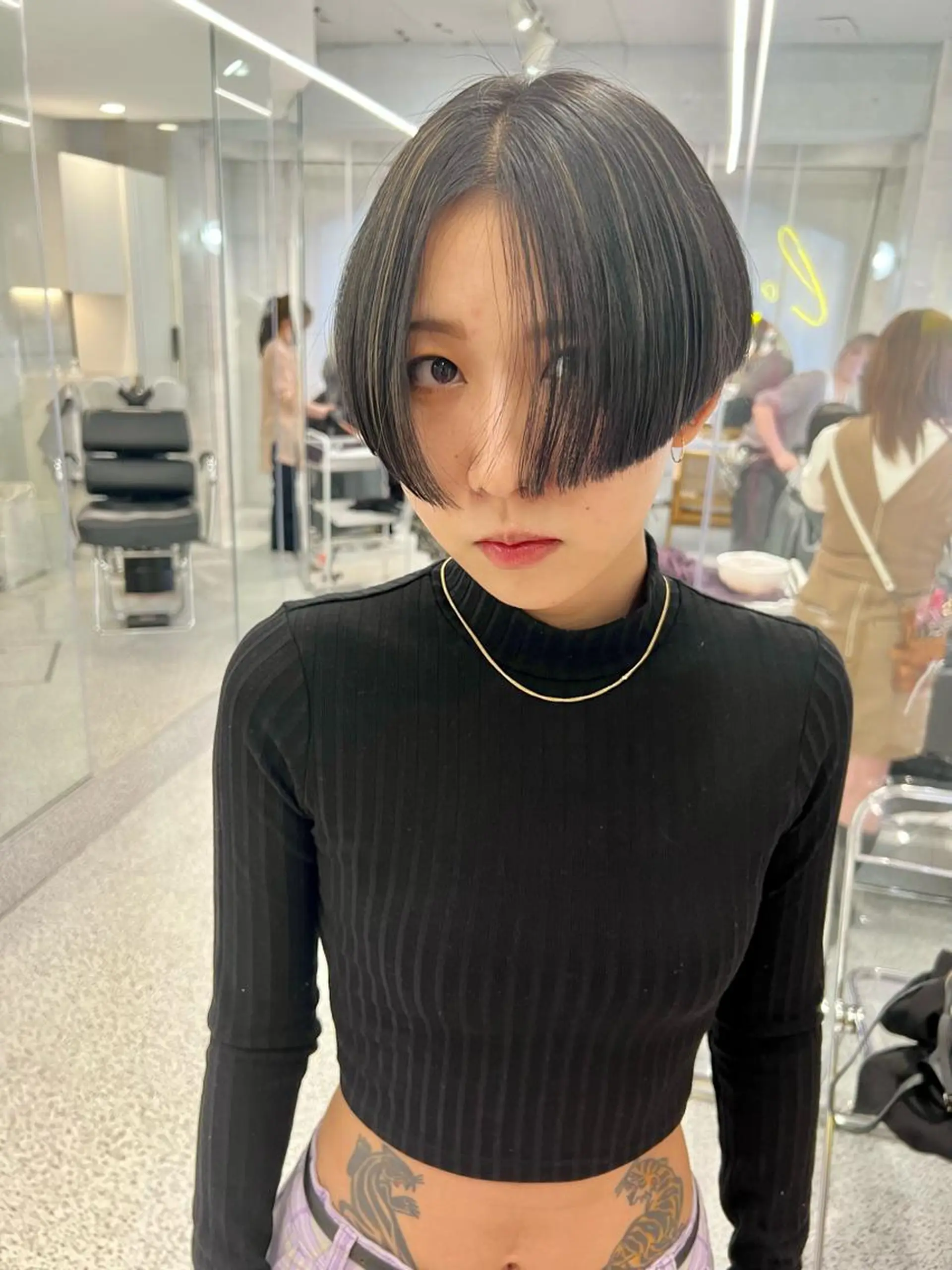 ショート masa/ボブ特化/ ぷつっとボブのヘアスタイル