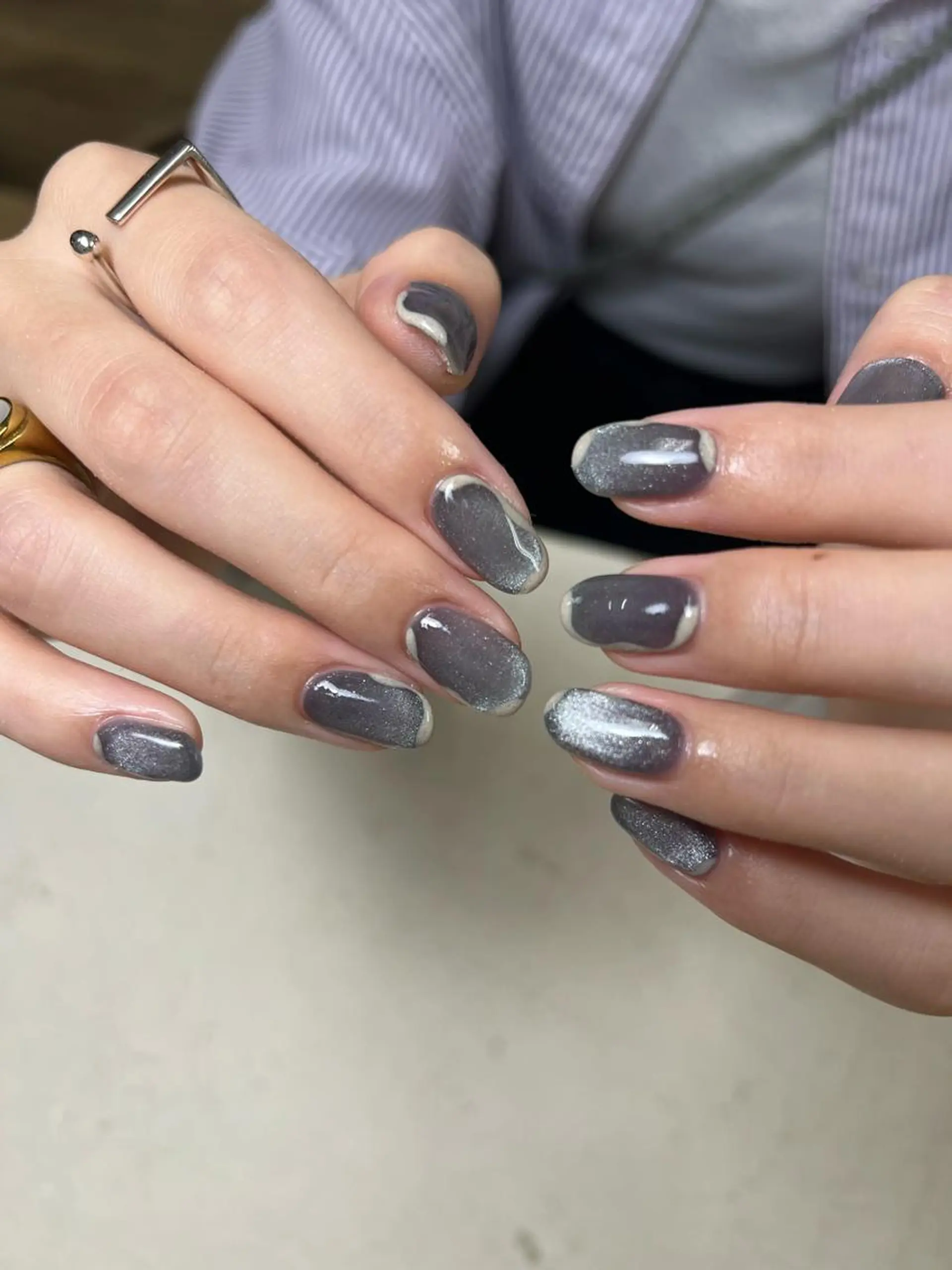 ネイル ハンドネイル nuás nailのネイルデザイン