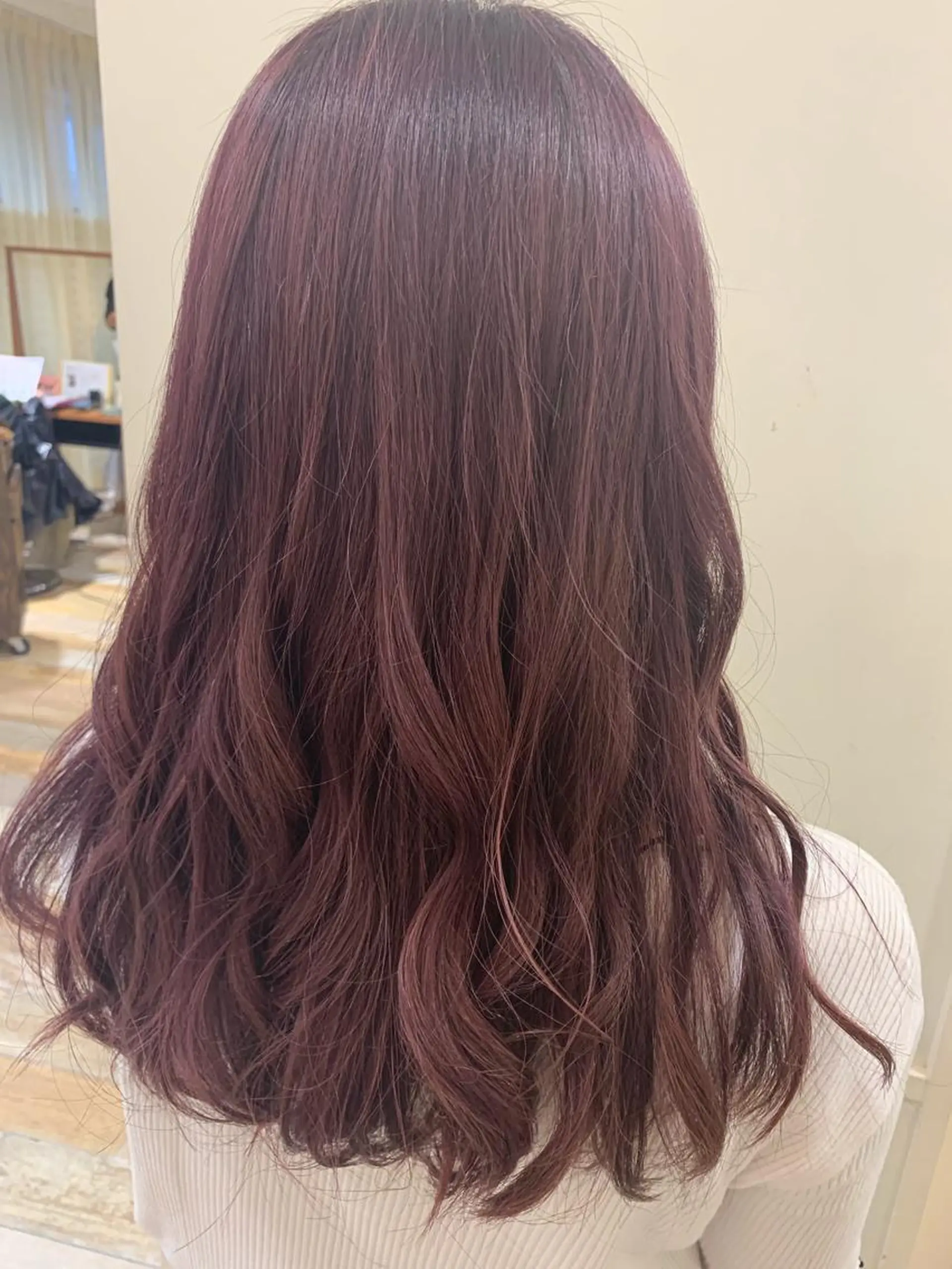 ロング カット ヘアカラー ボブ/美髪矯正 /佐藤　奈巳のヘアスタイル