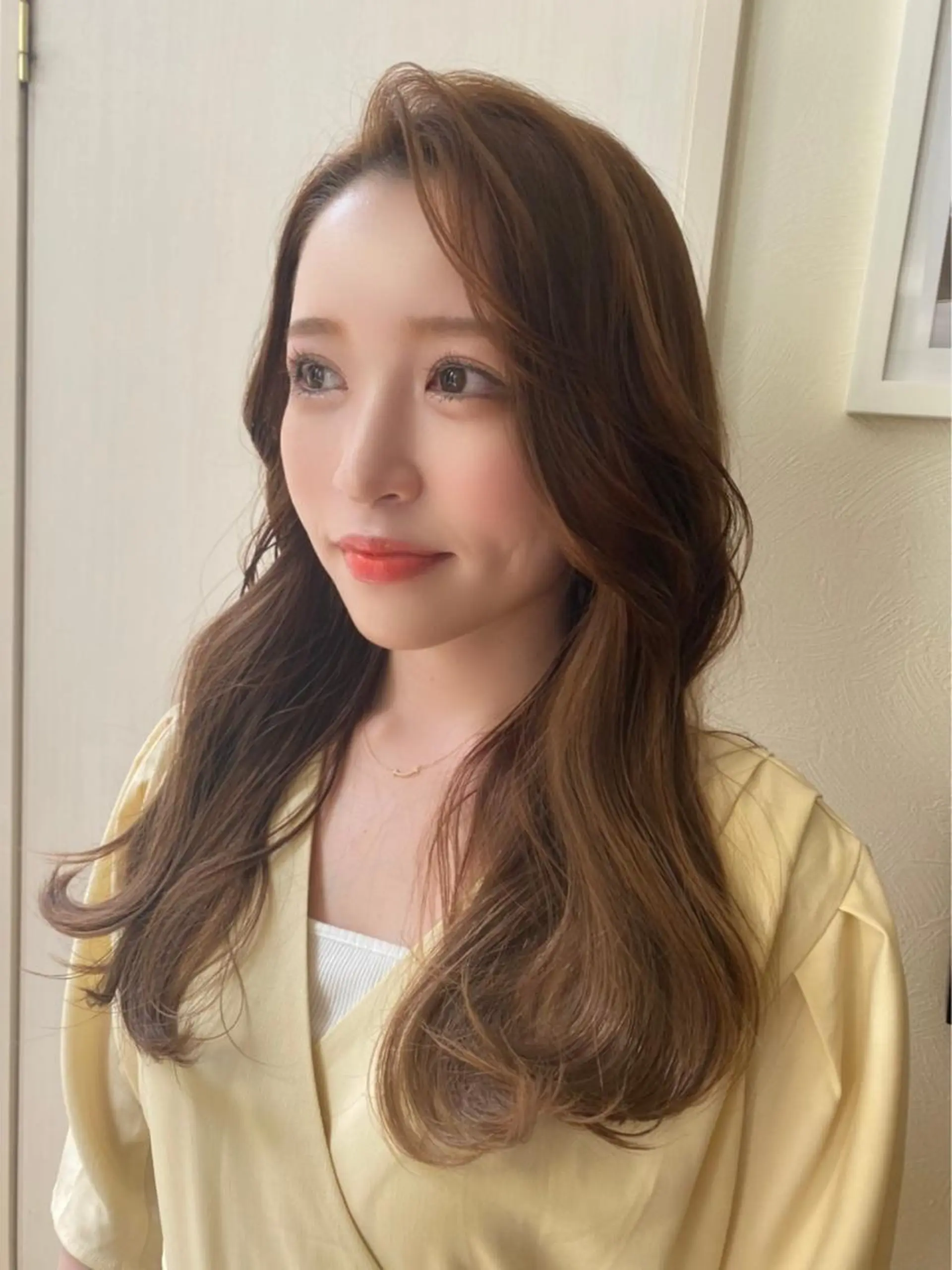 ロング カット ヘアカラー トリートメント レイヤーカット /透明感カラー西田のヘアスタイル