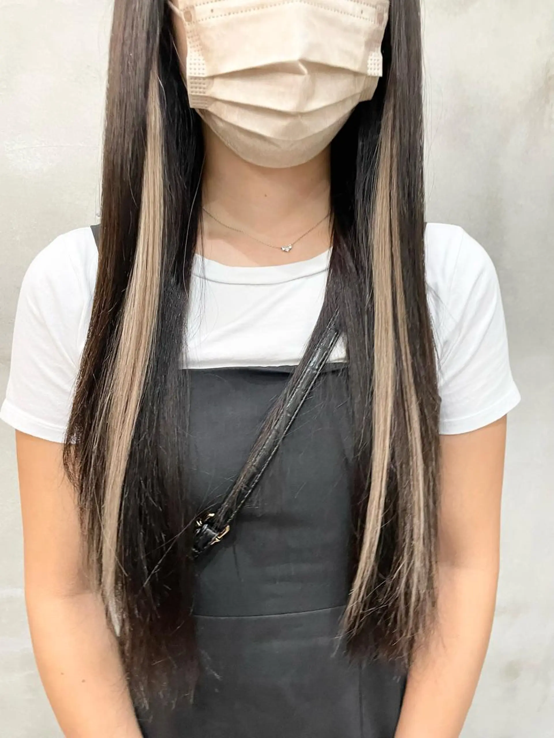 ロング カラー ヘアアレンジ エクステ 【ピンク/韓国ヘア/ ヘアセット】亜海のヘアスタイル