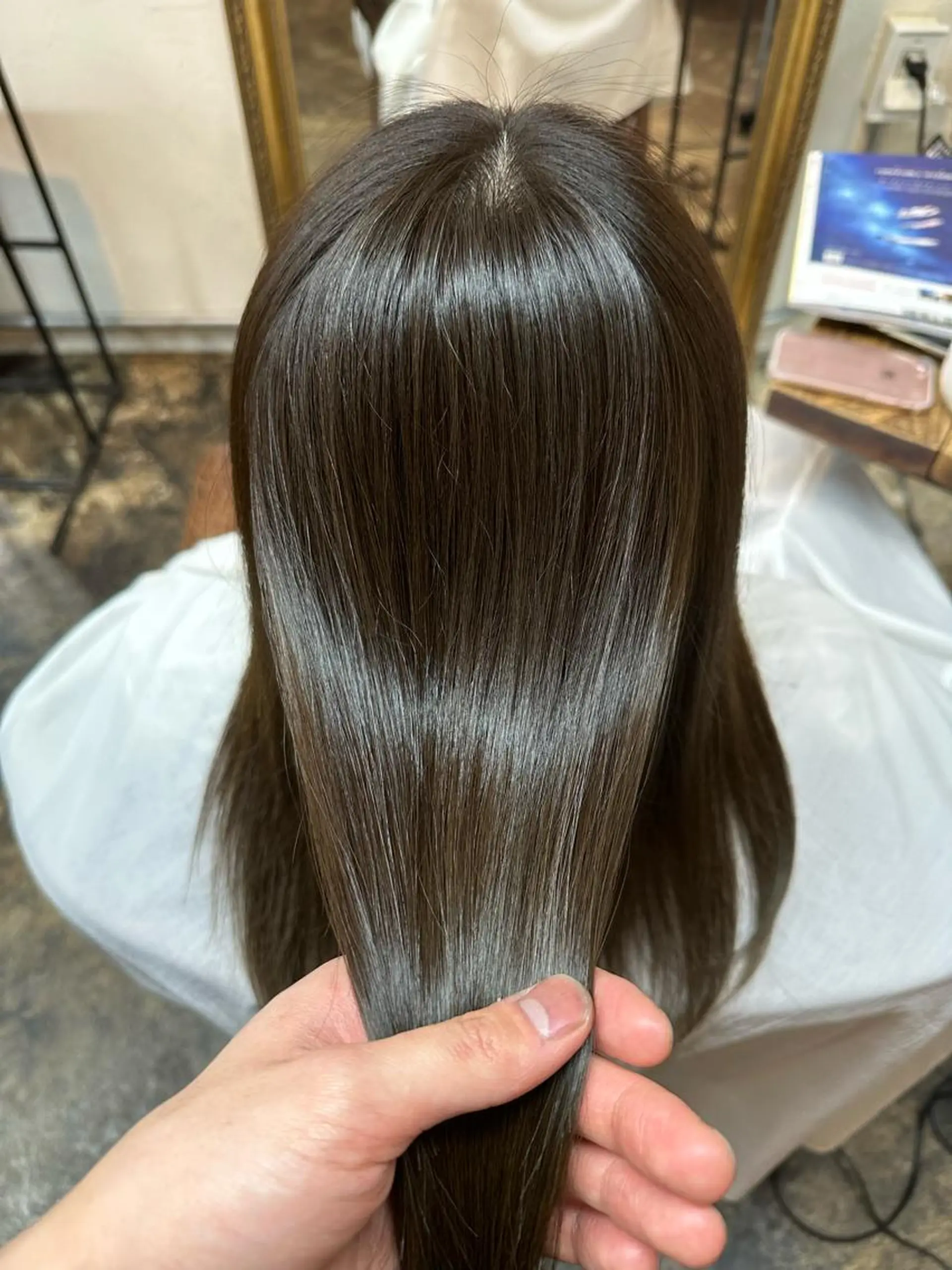 セミロング カラー HairCraft.所属・後藤 嶺王のヘアスタイル