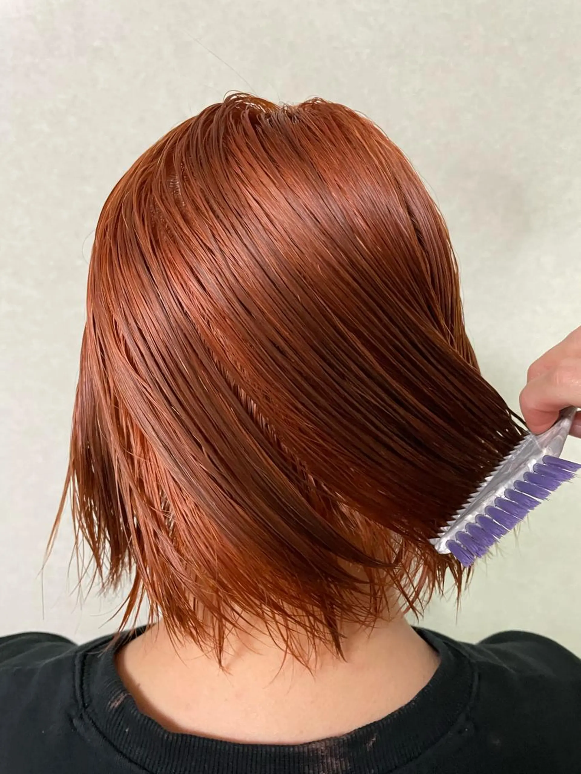 ミディアム カラー ヘアカラー トリートメント laff 新宿所属・ボブ/ケアパーマ/ レイヤー/縮毛矯正のヘアスタイル