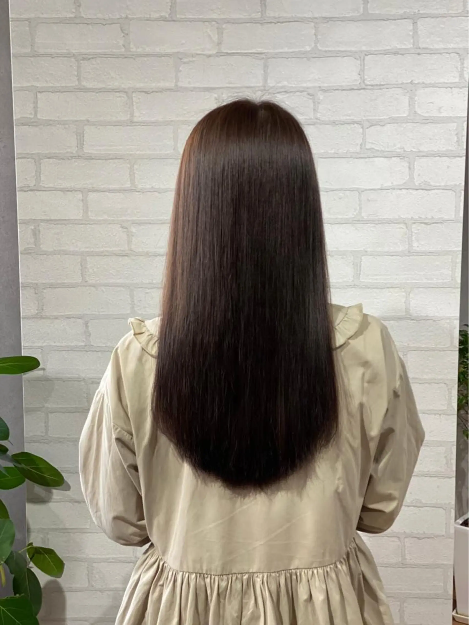 ロング カット 縮毛矯正 一戸 拓斗のヘアスタイル