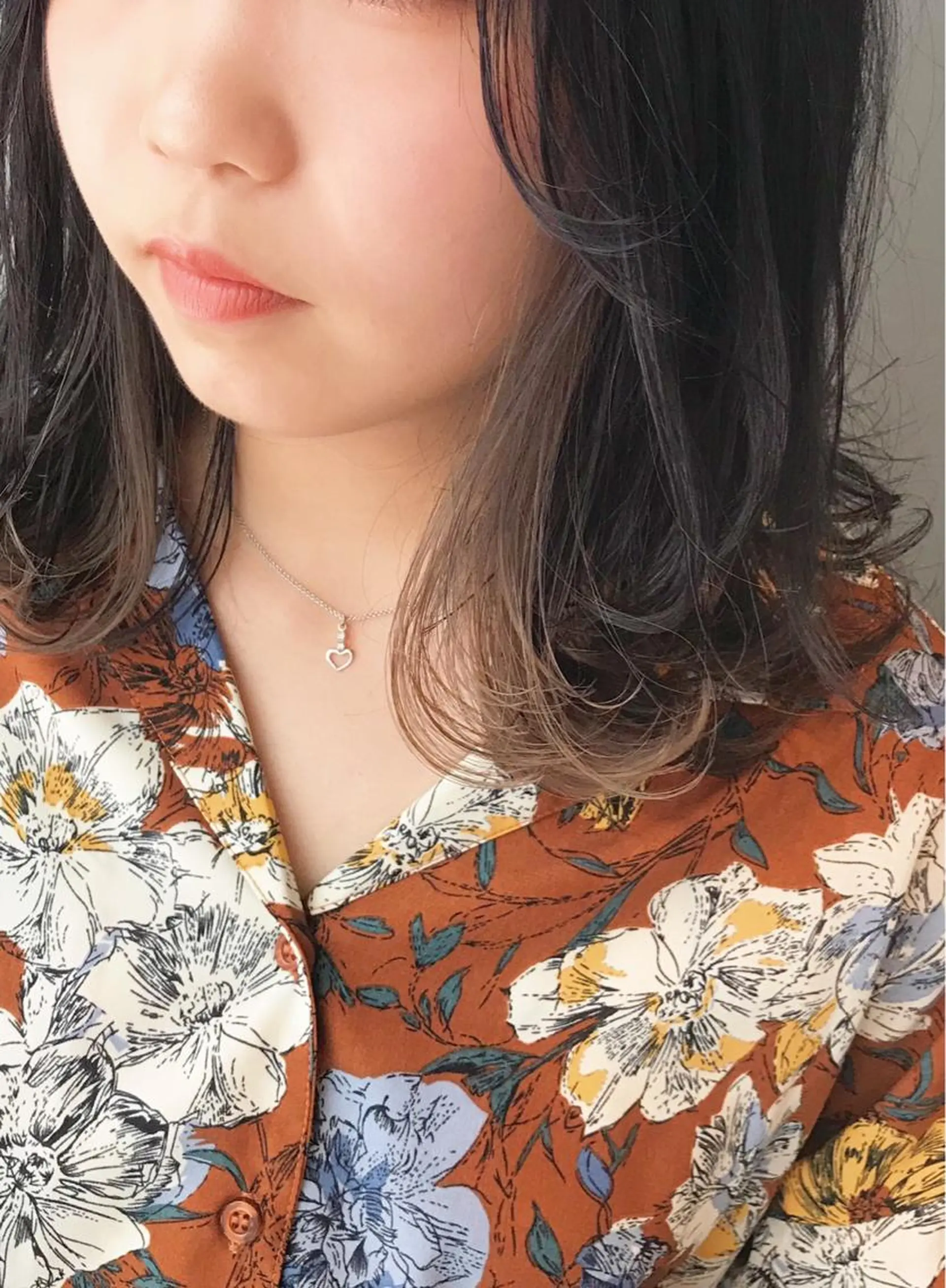 ミディアム カラー ヘアアレンジ ヘアカラー トリートメント lani 天神大名/ブリーチのヘアスタイル