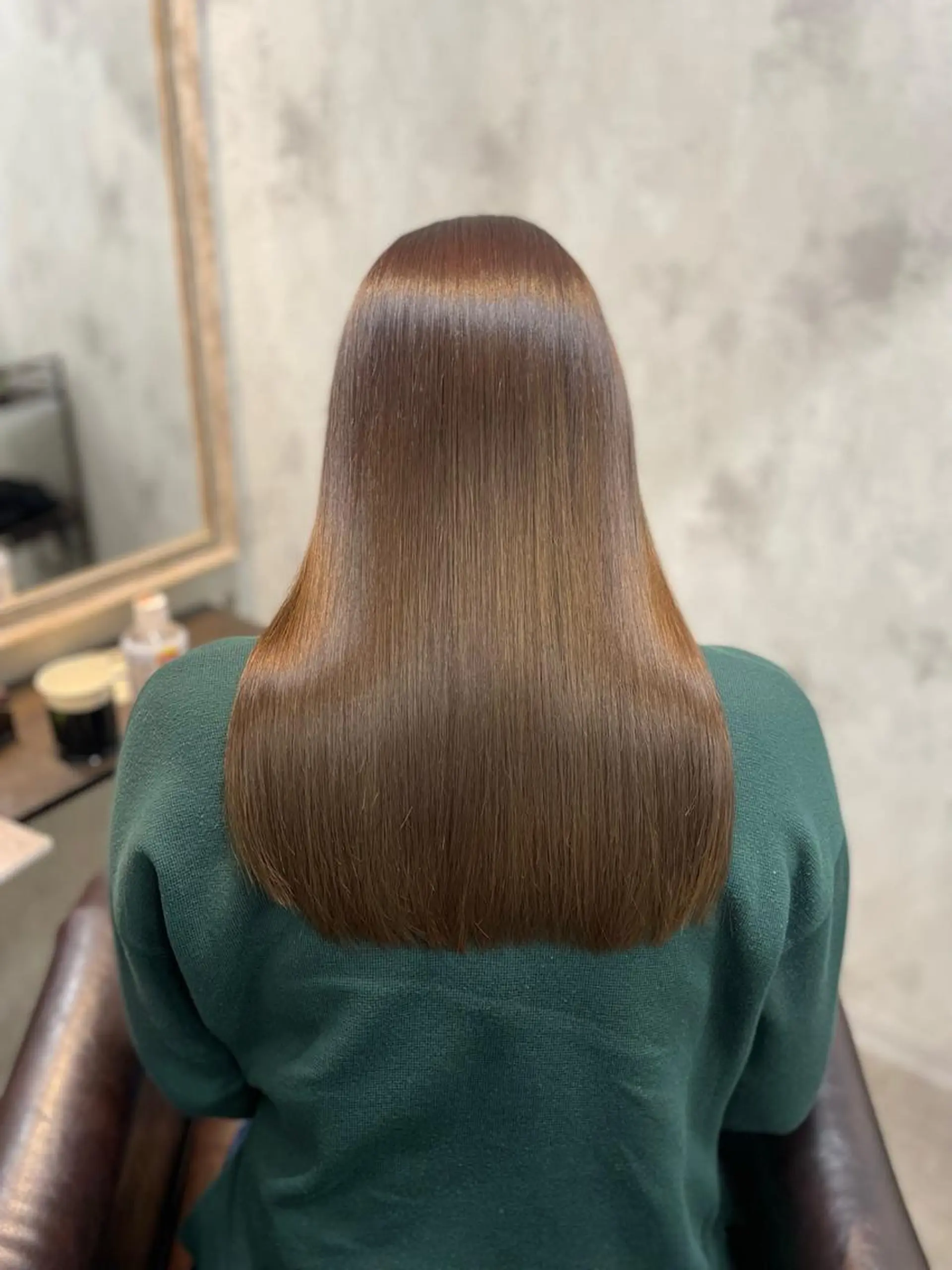 セミロング 髪質改善 トリートメント トリートメント ヘッドスパ ヘアセット seta新宿所属・髪質改善/縮毛矯正 芹沢のヘアスタイル