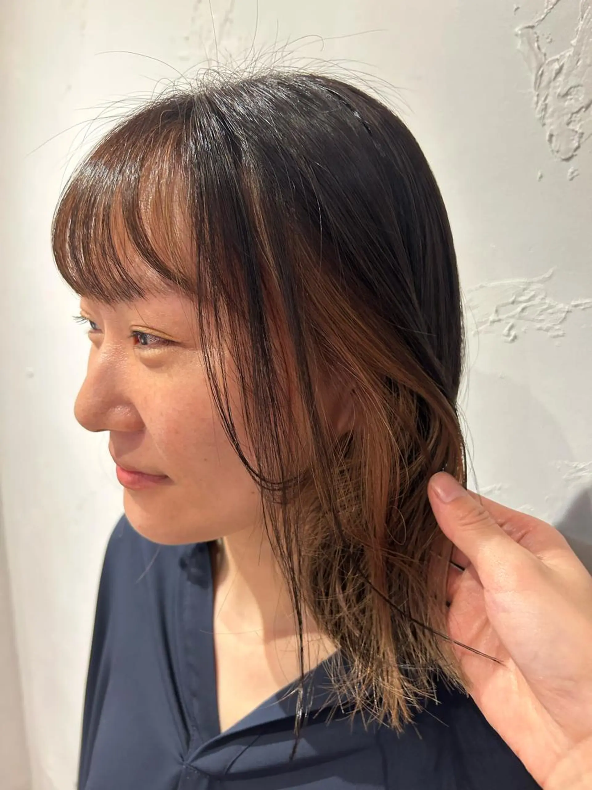 ミディアム カラー Lilly所属・成田 智彩のヘアスタイル