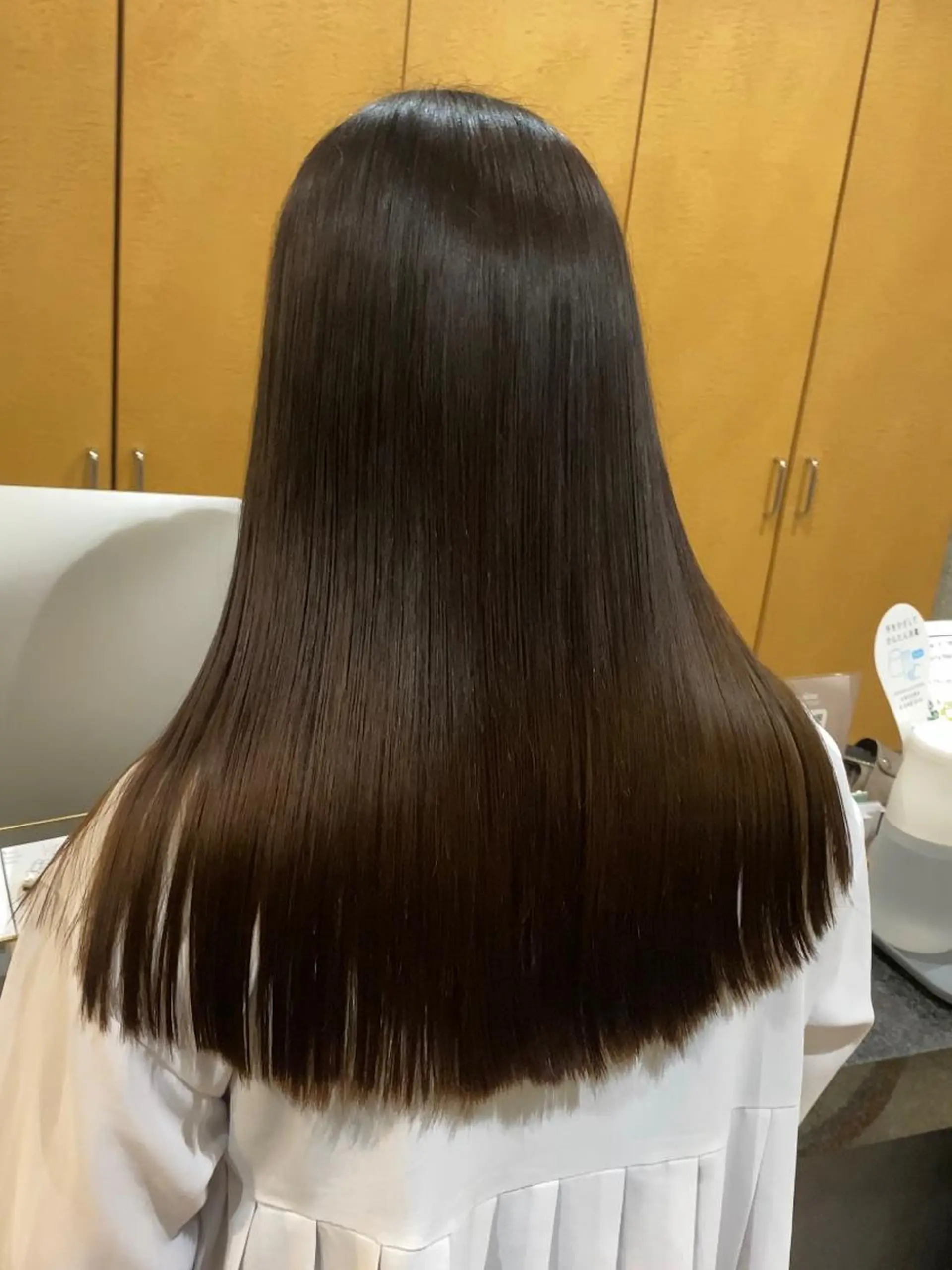 ロング 縮毛矯正 西田辺/ タカスナオヤのヘアスタイル