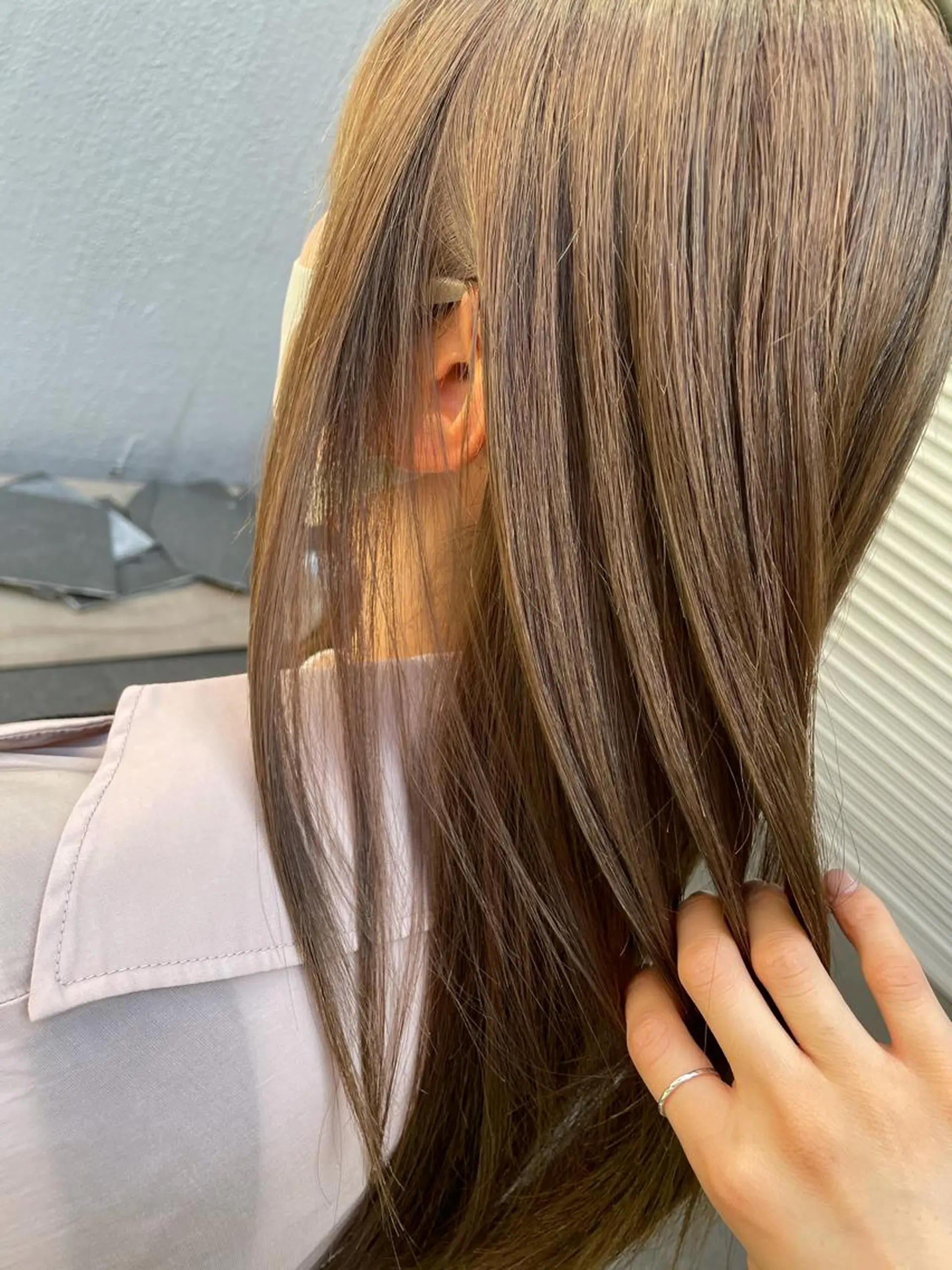 ロング 透明感カラー💎 AYAのヘアスタイル
