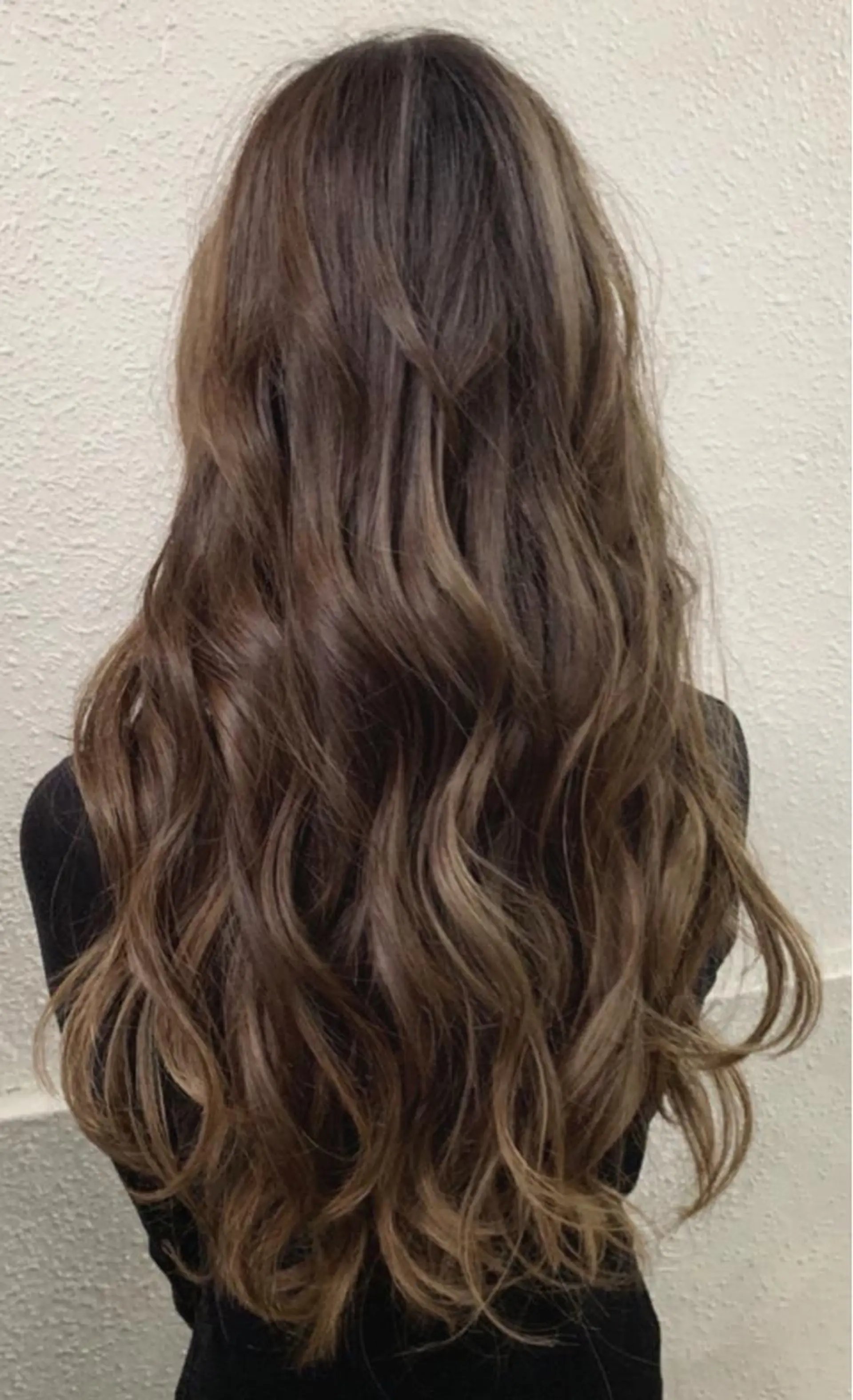 ロング カラー アッシュ バレイヤージュ ブリーチ デザインカラー グレージュ カット ヘアカラー トリートメント 京都大人女性ショート 徒歩1分/秋山のヘアスタイル