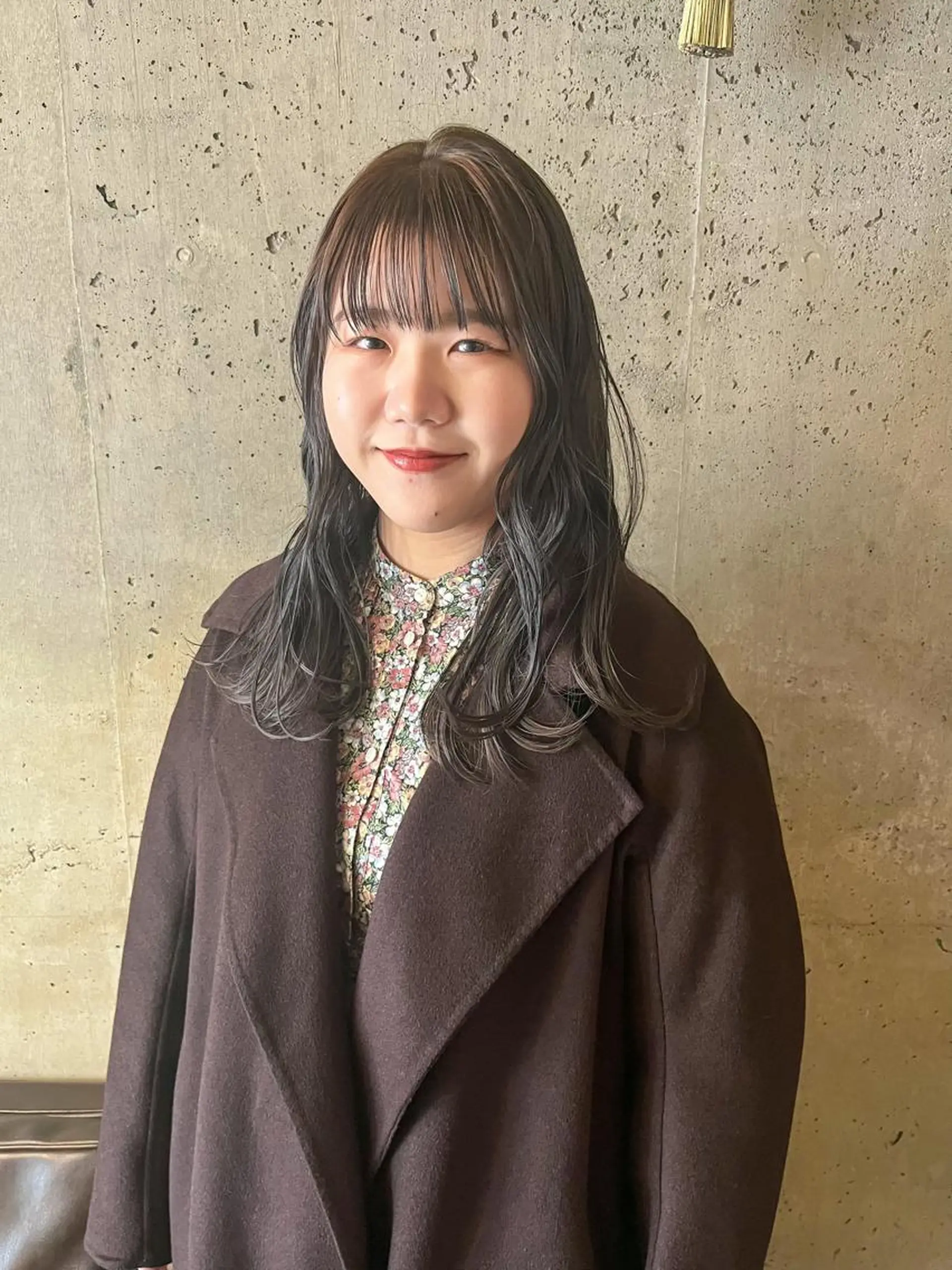 ロング カラー ブリーチ ブラウンカラー オリーブブラウン カット こっくりカラー/艶髪 /amy.山口瑞稀のヘアスタイル