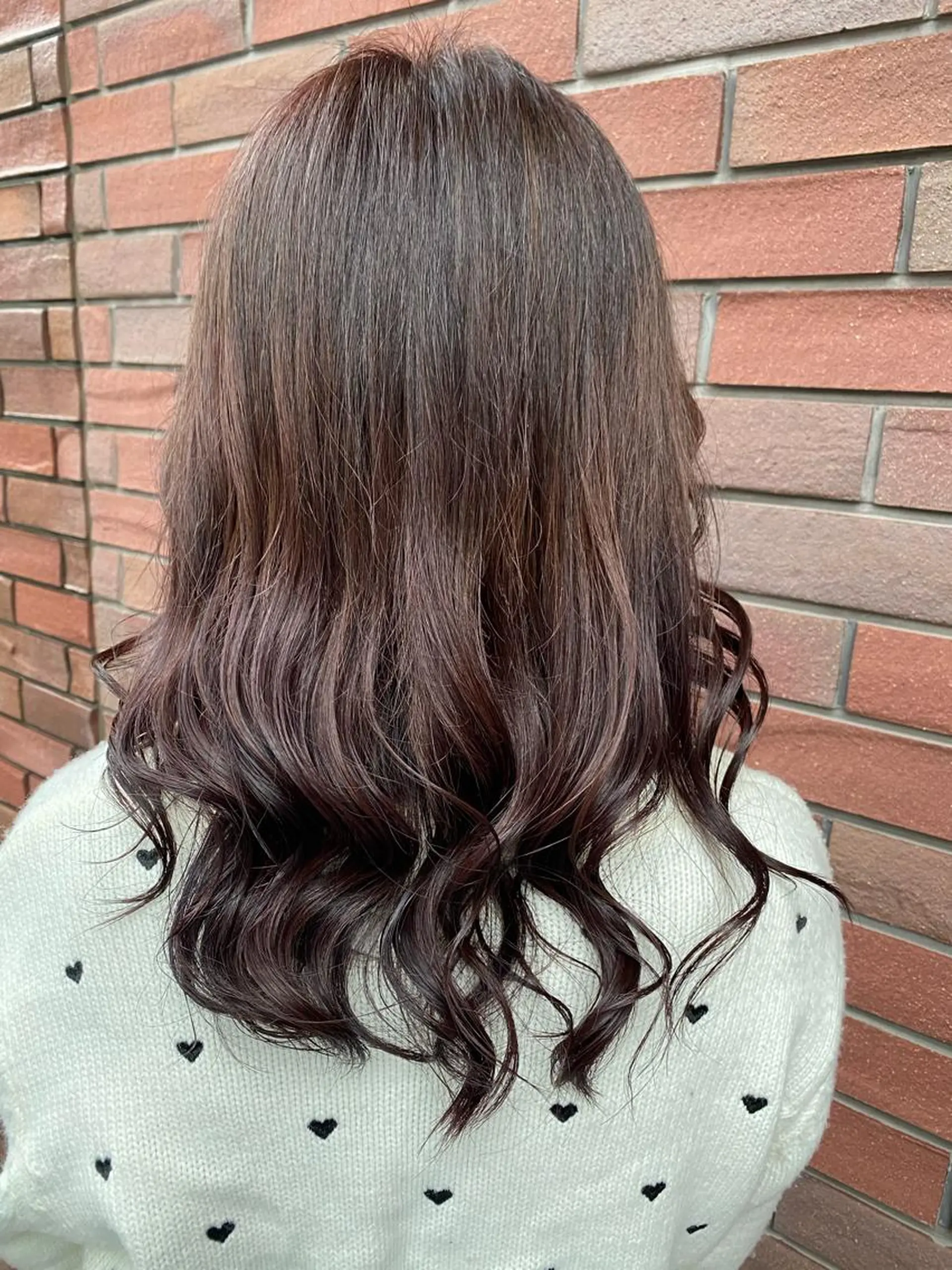 セミロング カラー ブラウンカラー ラベンダーカラー ラベンダーブラウン ピンクカラー ピンクブラウン カット ヘアカラー トリートメント 🦋店長🦋 ほんさわ みずきのヘアスタイル