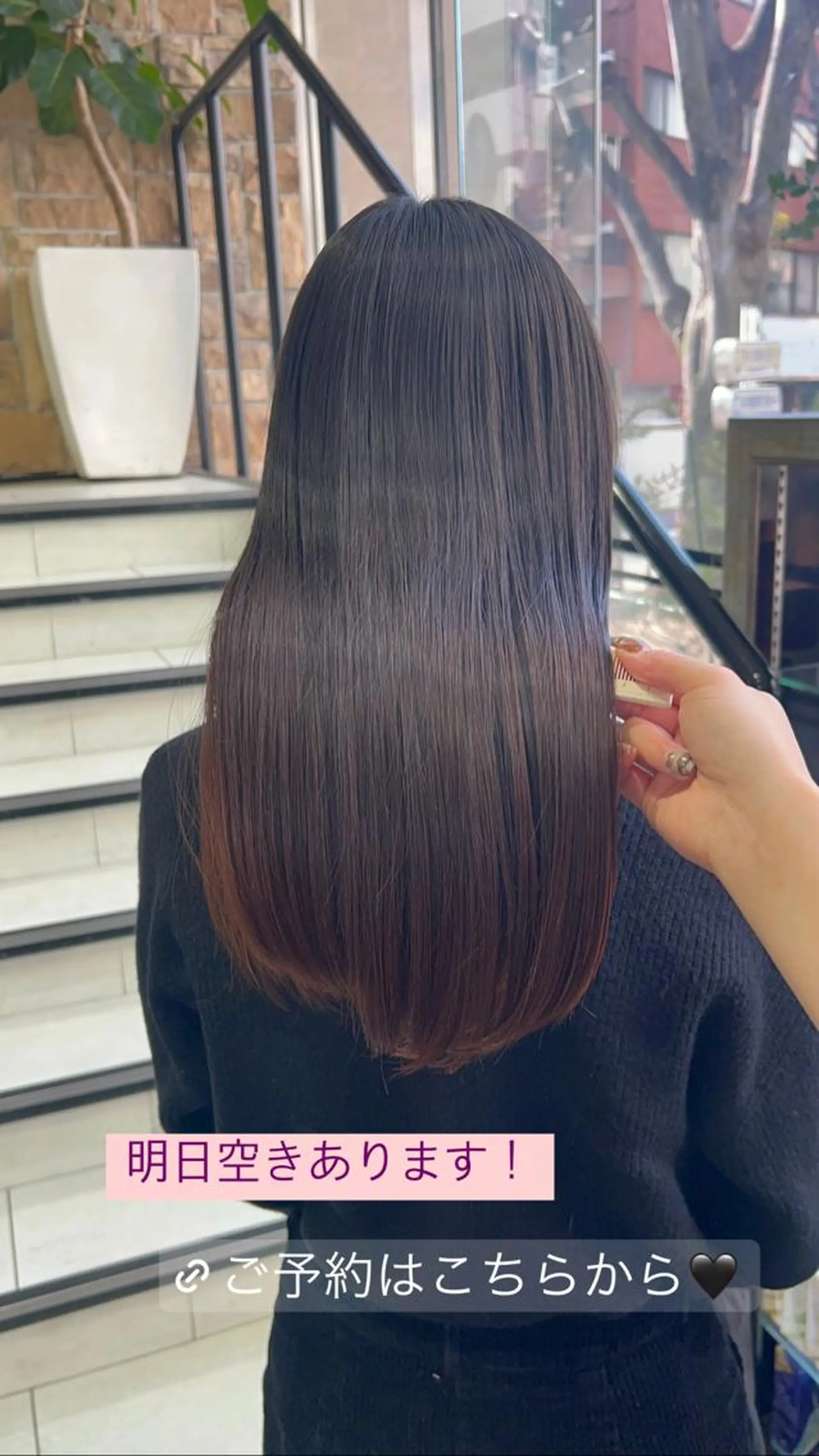 ミディアム 暖色ｶﾗｰ/ﾚｲﾔｰ ｶｯﾄ/Yunaのヘアスタイル