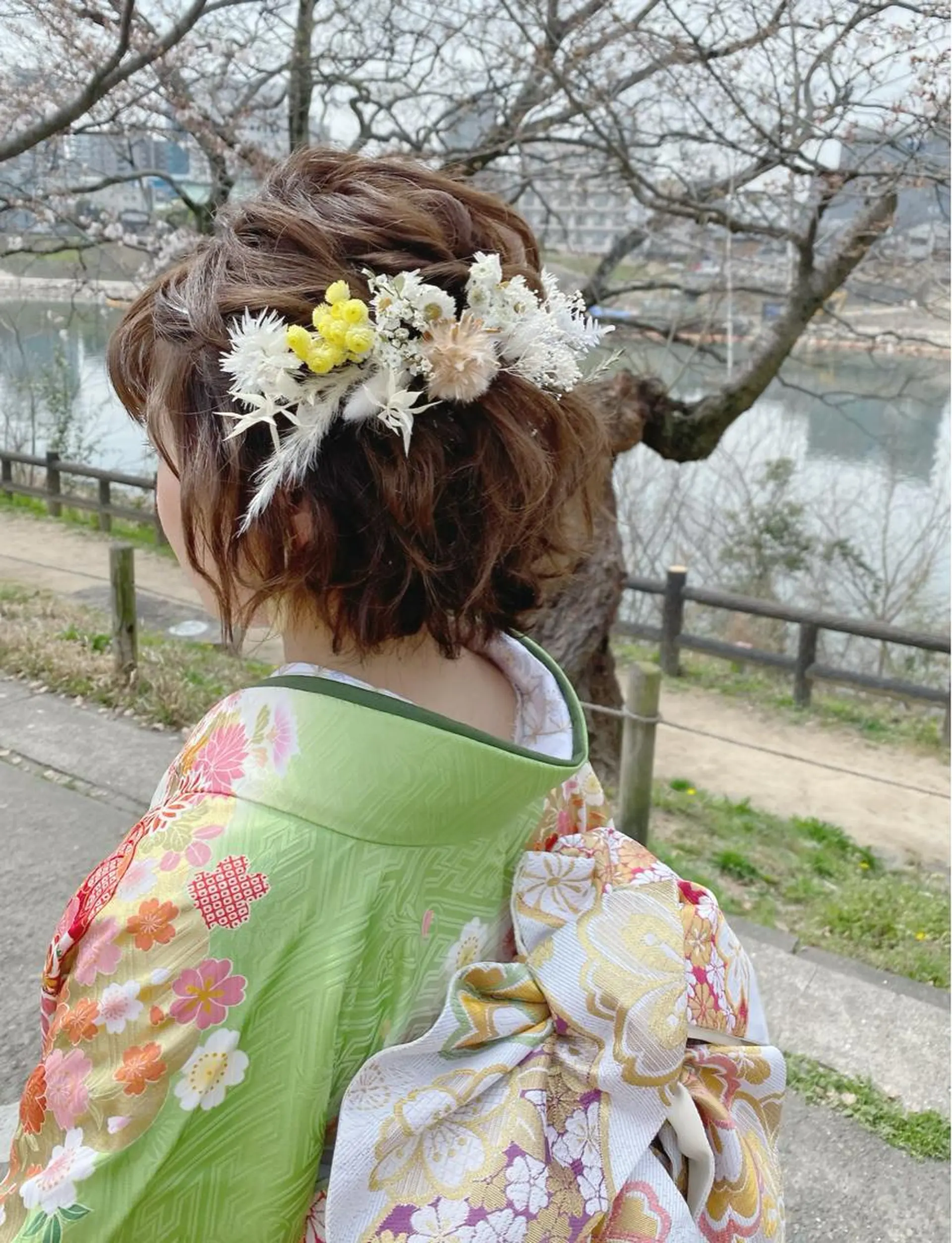 ミディアム ヘアアレンジ ハーフアップ ボブ ヘアセット GRANLUSSO 〜グランルッソ駅前店所属・木口 嘉美のヘアスタイル