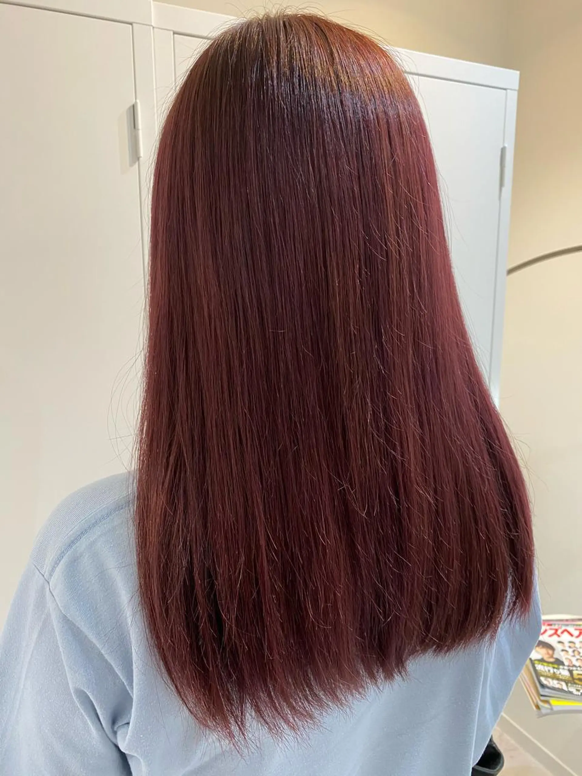 ロング カラー ブラウンカラー ピンクカラー ピンクブラウン 🎀暖色カラー🎀 おかだみほのヘアスタイル