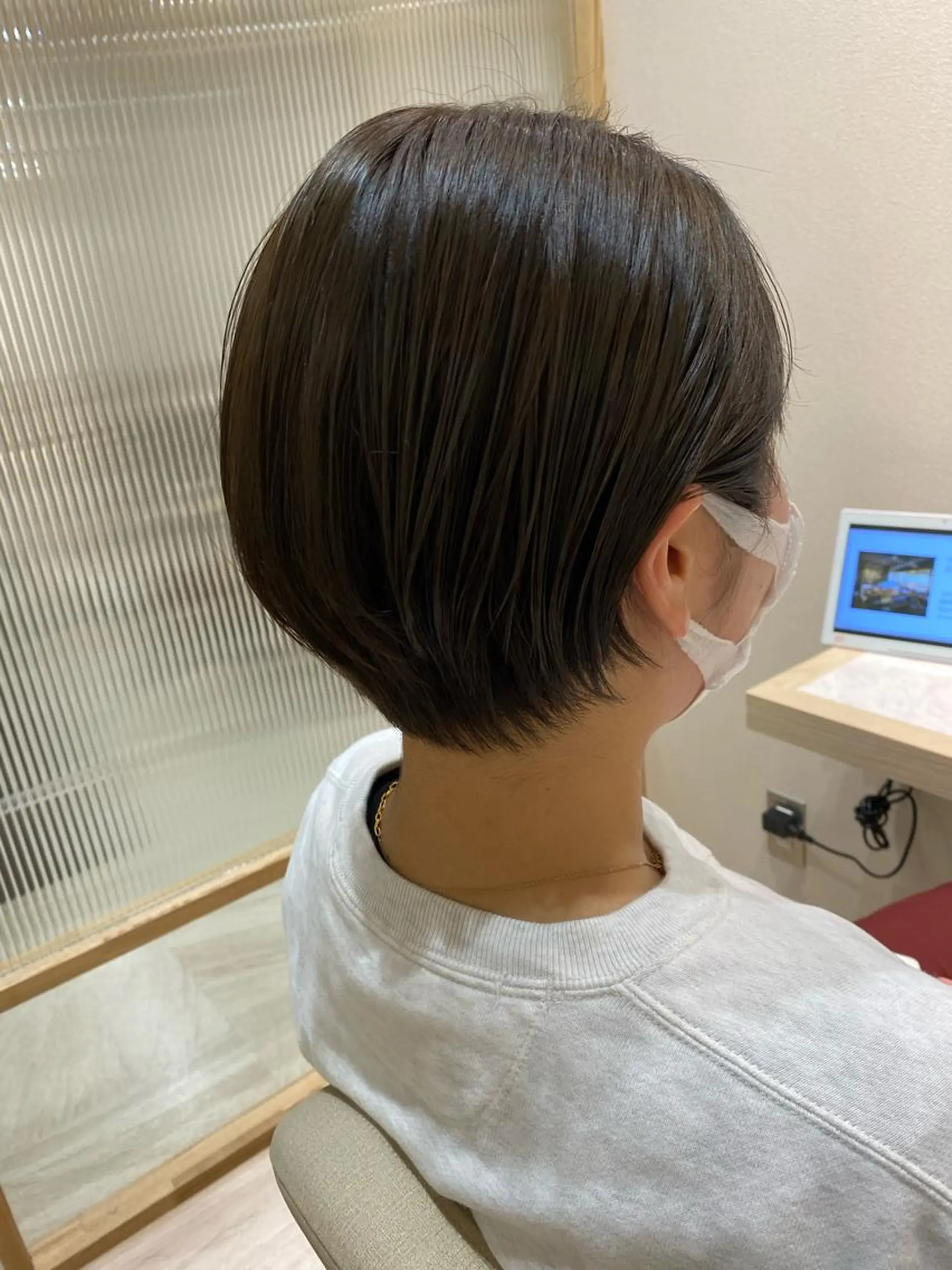 ショート カット トリートメント ヘッドスパ mina .のヘアスタイル