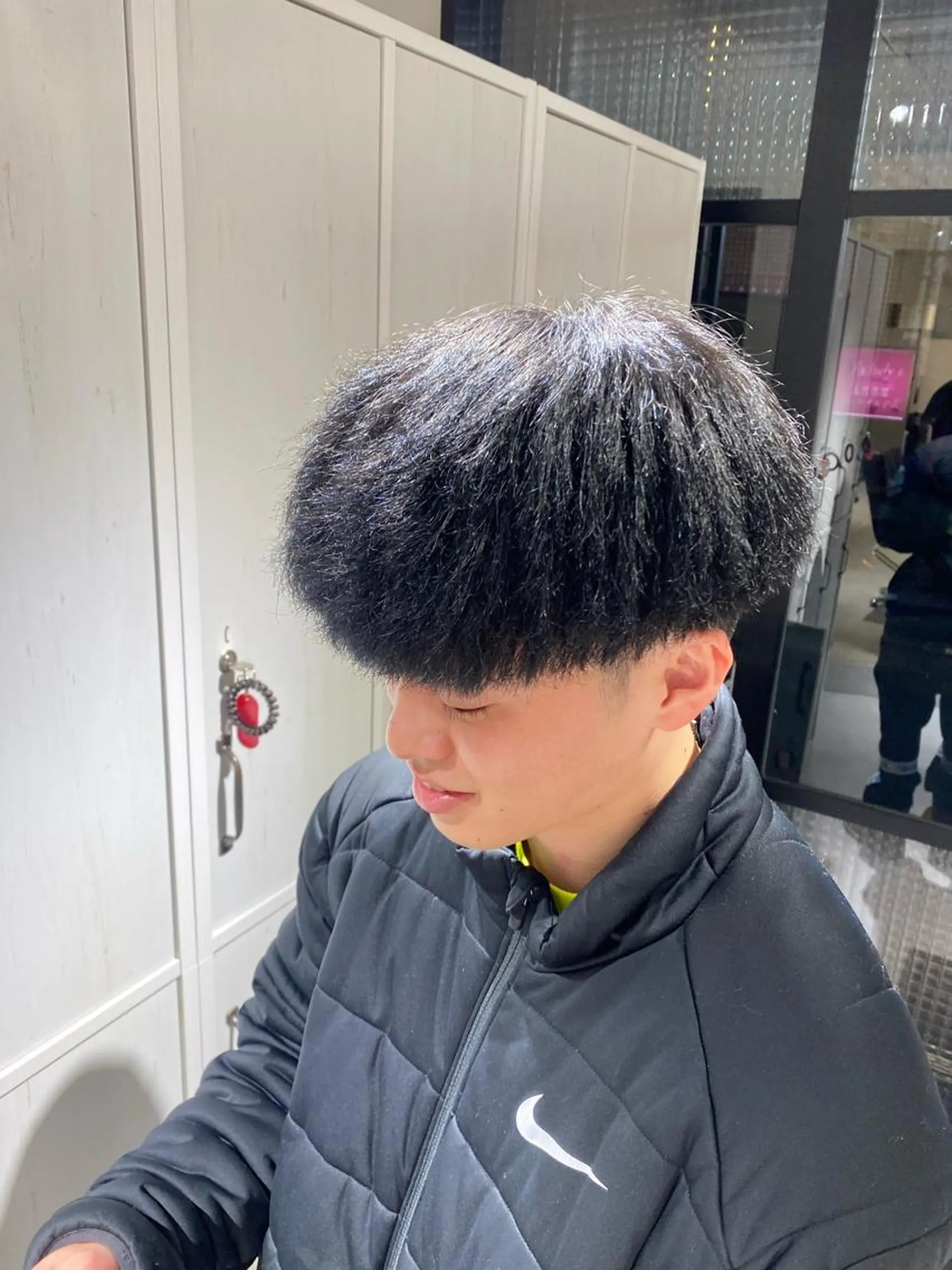 ショート カラー メンズ カット ヘアカラー 縮毛矯正とレイヤー /杉村凜汰郎のヘアスタイル