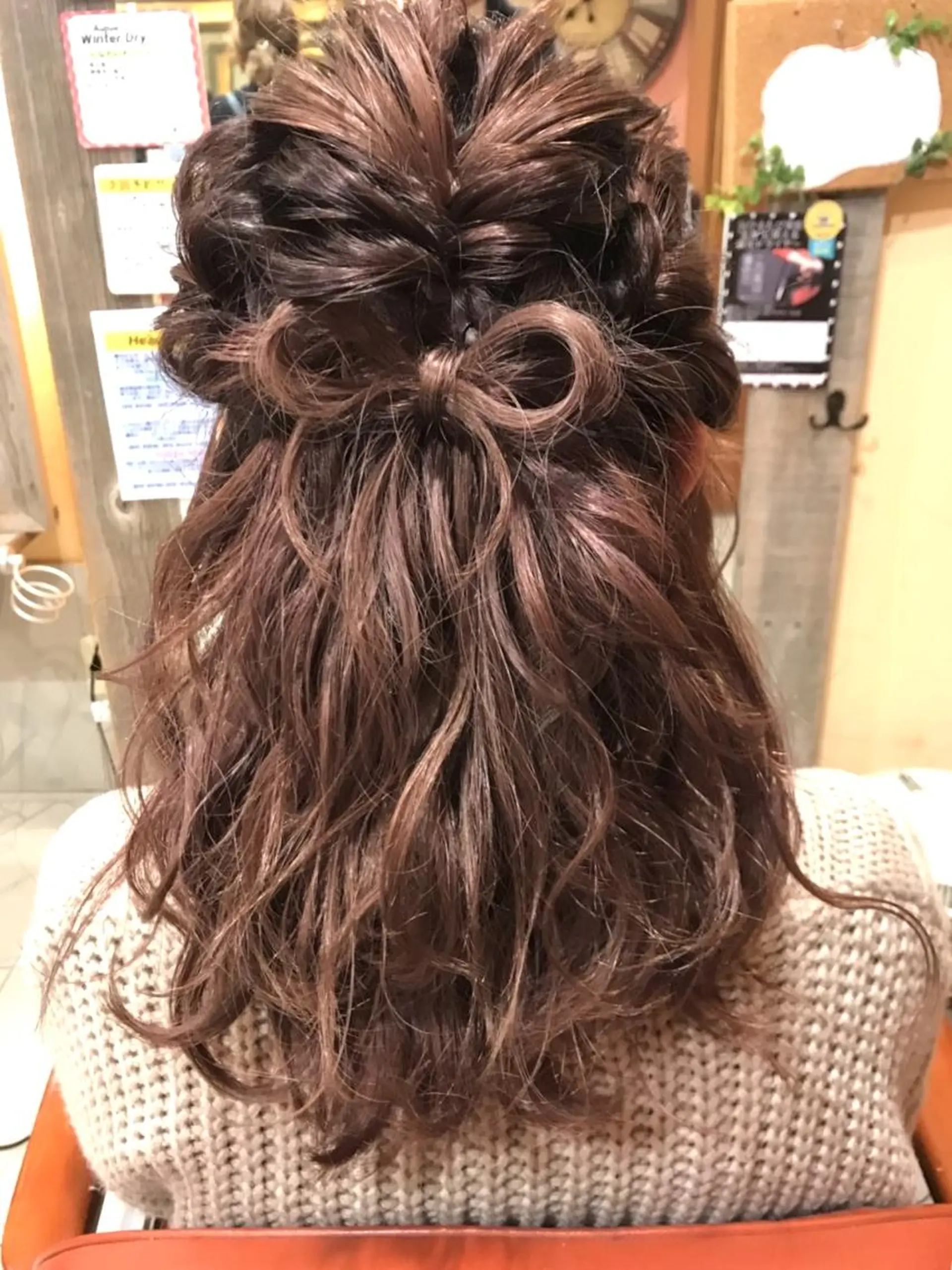 ミディアム カラー ヘアアレンジ 結婚式・ブライダル ミディアムパーマ ボブ くせ毛 外国人風カラー 増子 幹樹のヘアスタイル
