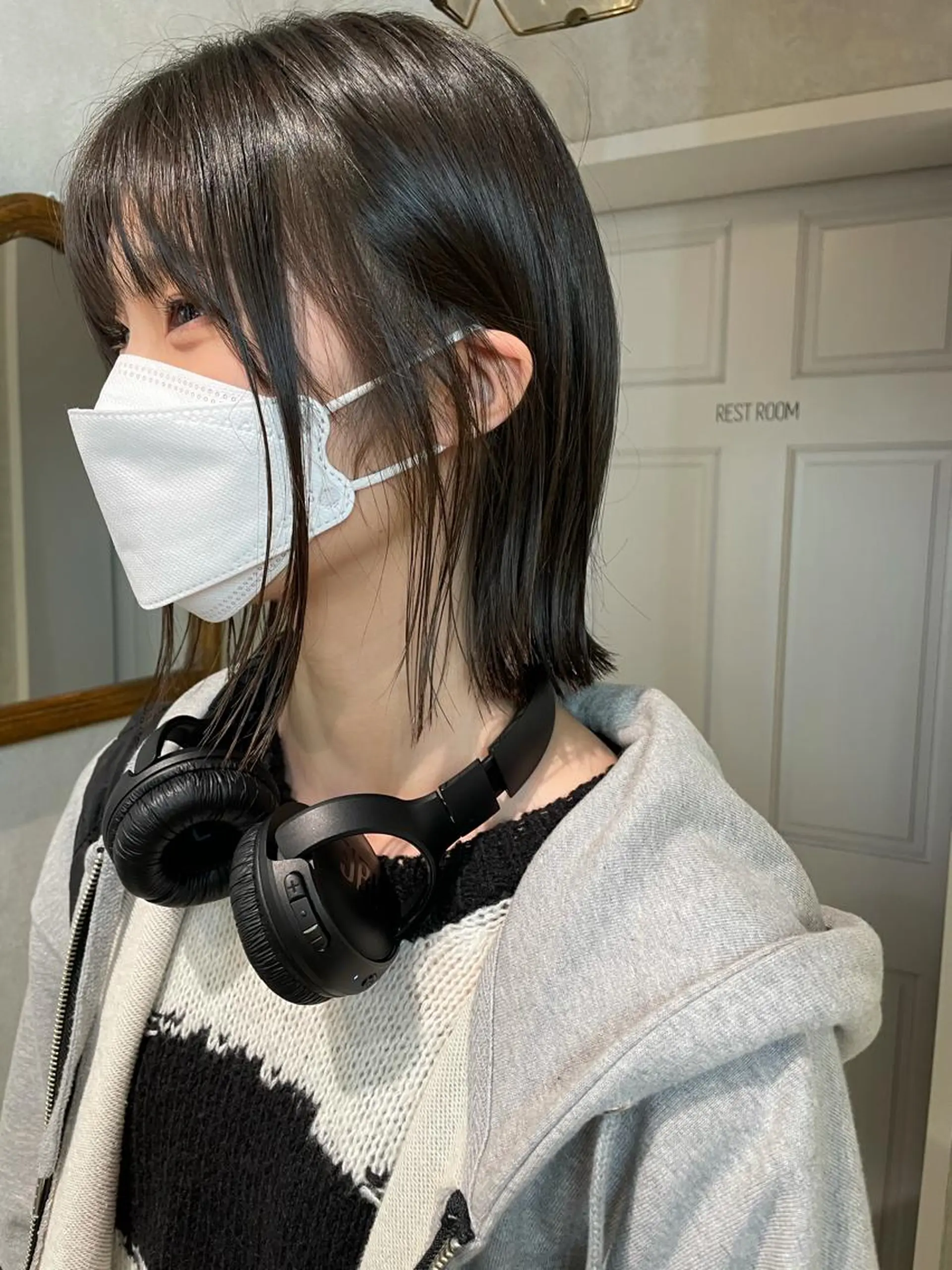 ミディアム カラー トリートメント カット ヘアカラー ナチュラル透明感🌱 小山美樹子のヘアスタイル