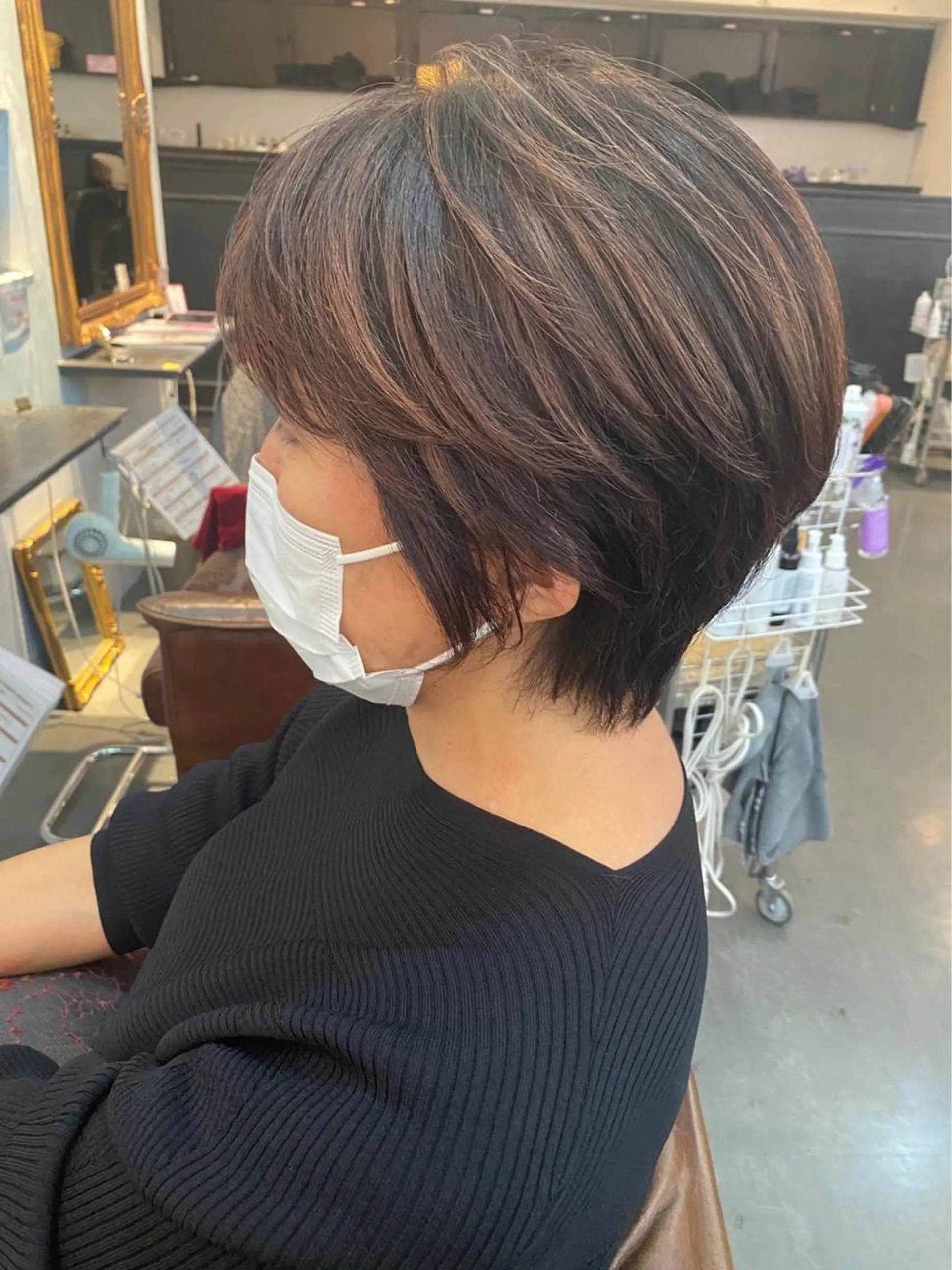 ショート カラーが上手い 辻悠月のヘアスタイル