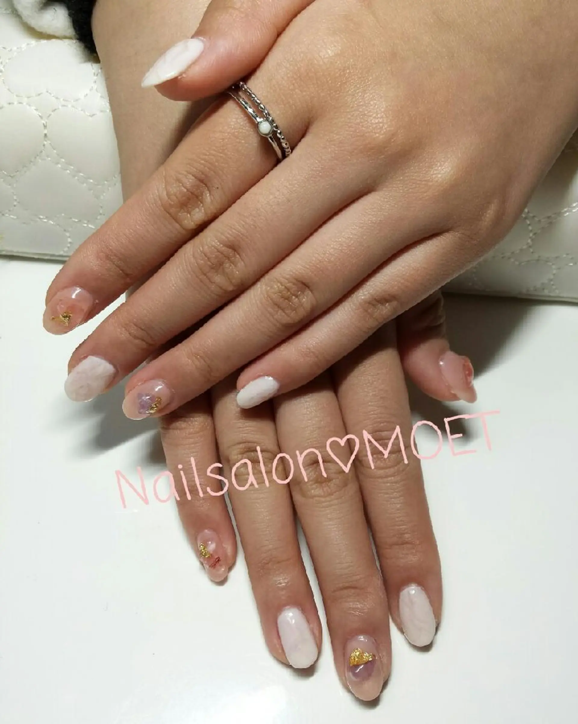 ネイル 大理石ネイル(マーブル) 齋藤 あゆみのネイルデザイン