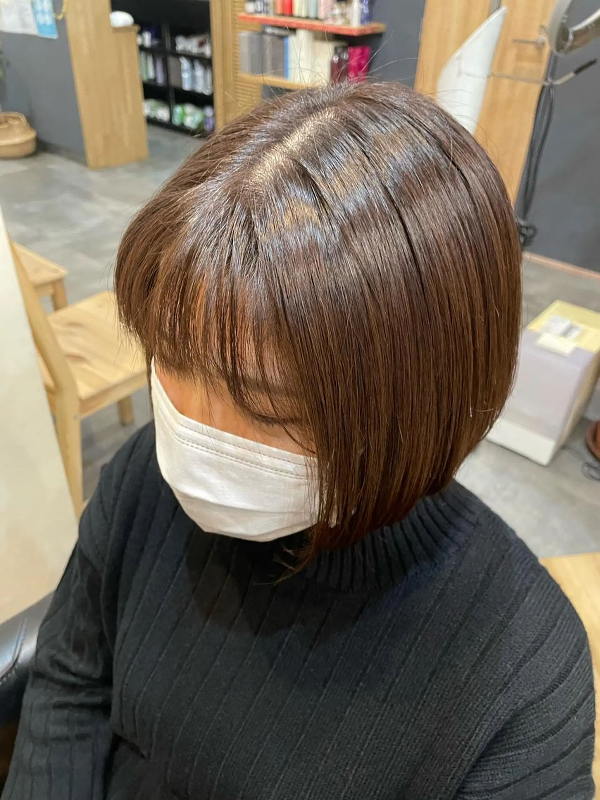 ショート カット 韓国ヘア/レイヤー 🇰🇷/艶髪/長橋のヘアスタイル