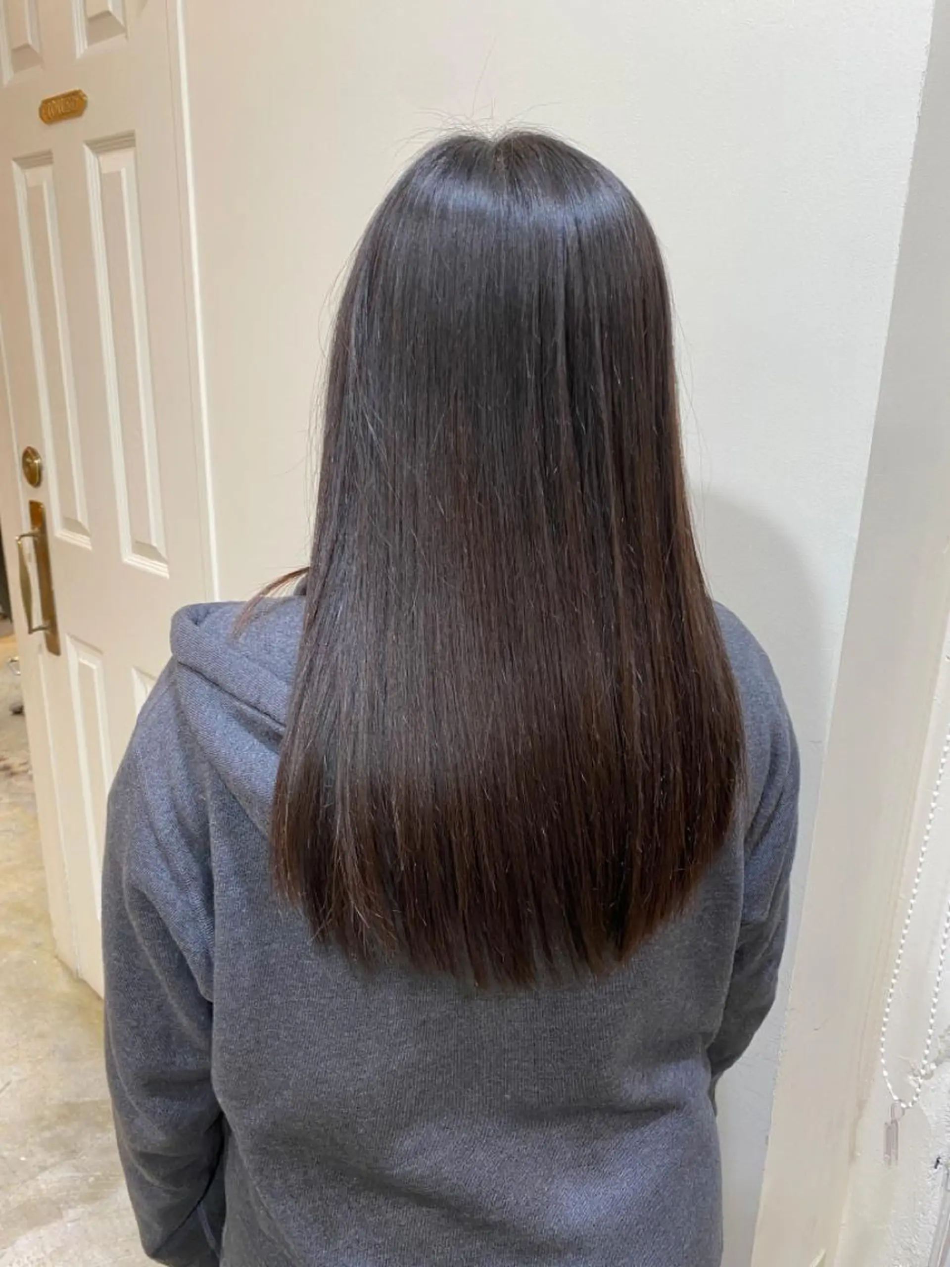 ロング カラー カット ヘアカラー トリートメント salowin渋谷kitaya park前所属・RIKA韓国ヘア/く びれヘア/上品カラーのヘアスタイル