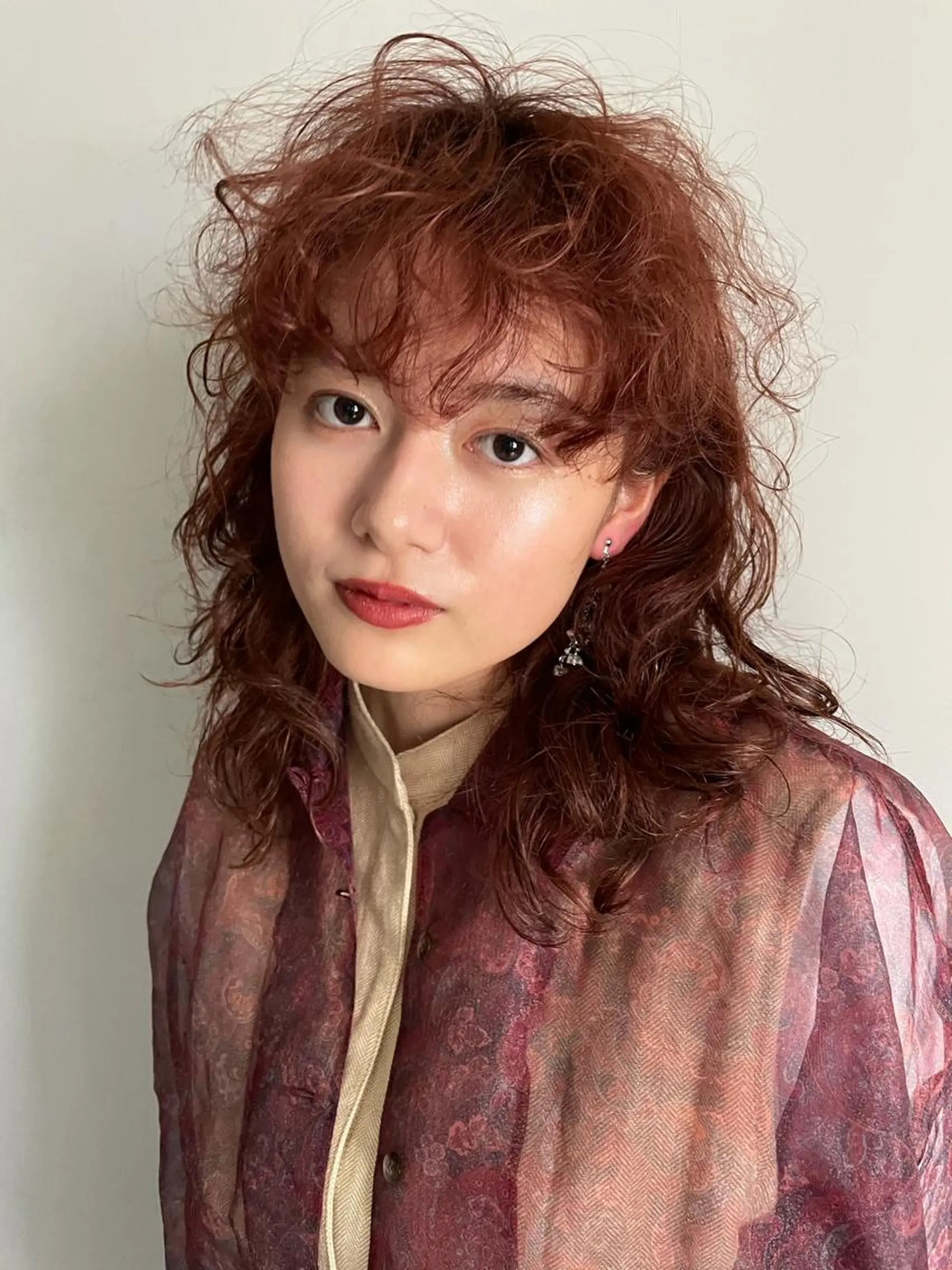 ロング パーマ 斉藤 瑞恵のヘアスタイル