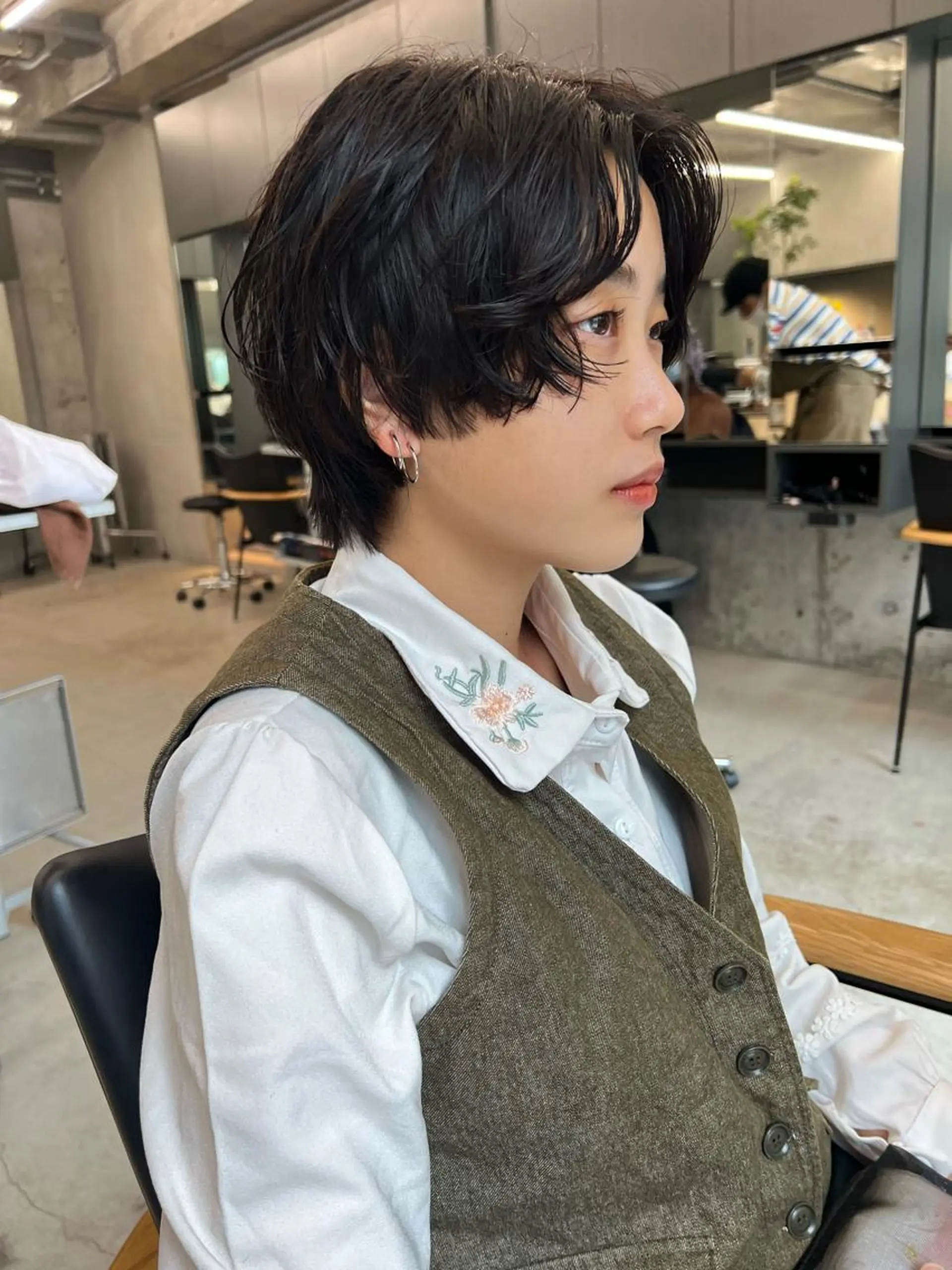 ショート ショートヘア ウルフカット カット ヘアカラー トリートメント sakoda shunkiのヘアスタイル