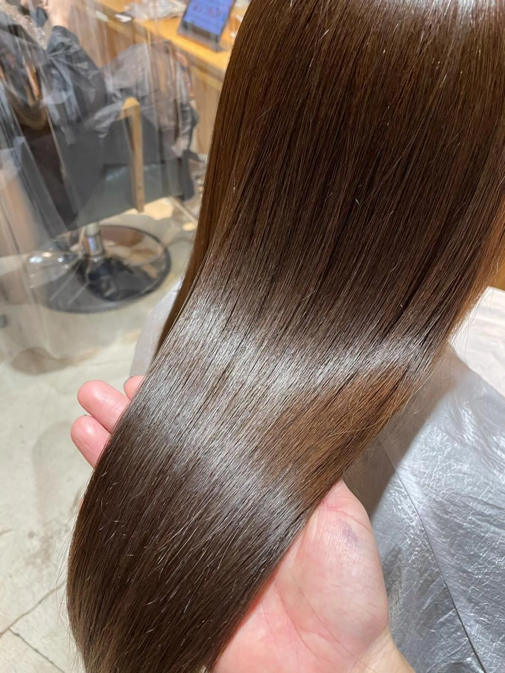 セミロング カラー ヘアアレンジ 髪質改善/縮毛/新宿 🫧SUZUKA🫧のヘアスタイル