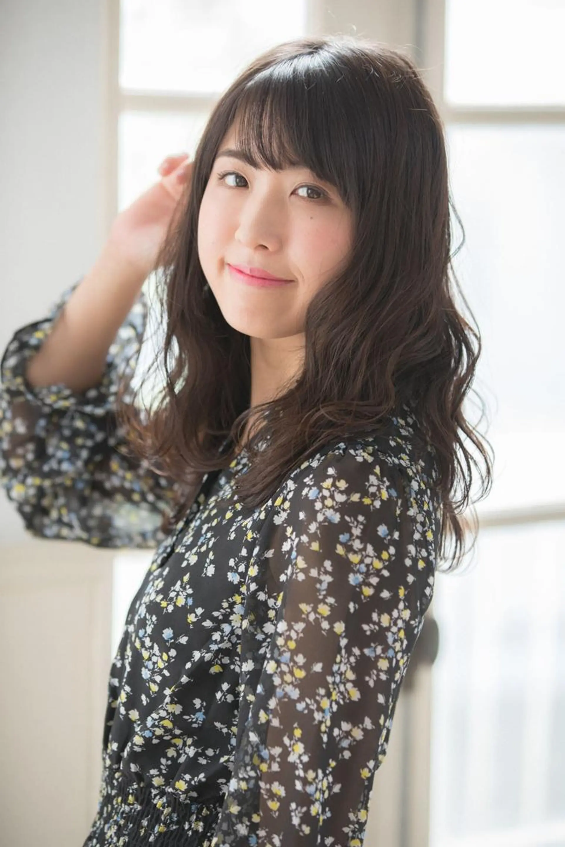 セミロング カラー パーマ ヘアアレンジ Alushe艶髪・ 髪質改善のヘアスタイル