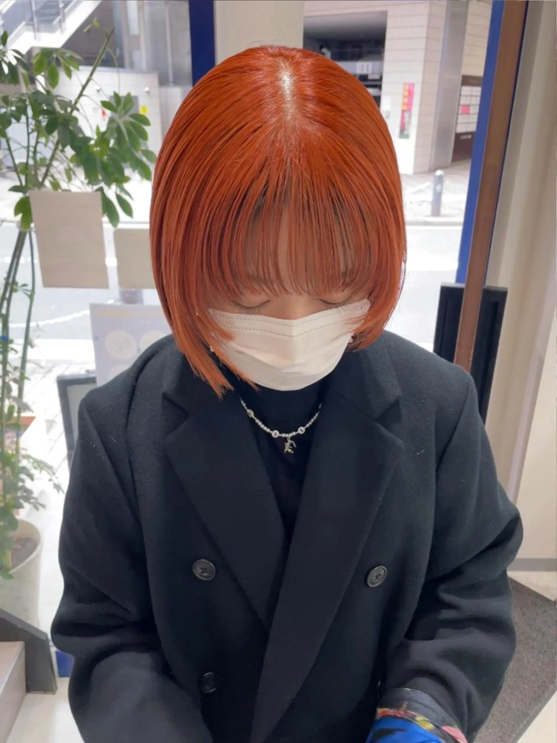 ショート カラー オレンジ カット ヘアカラー トリートメント volta∞knot所属・狩野 羅夢のヘアスタイル