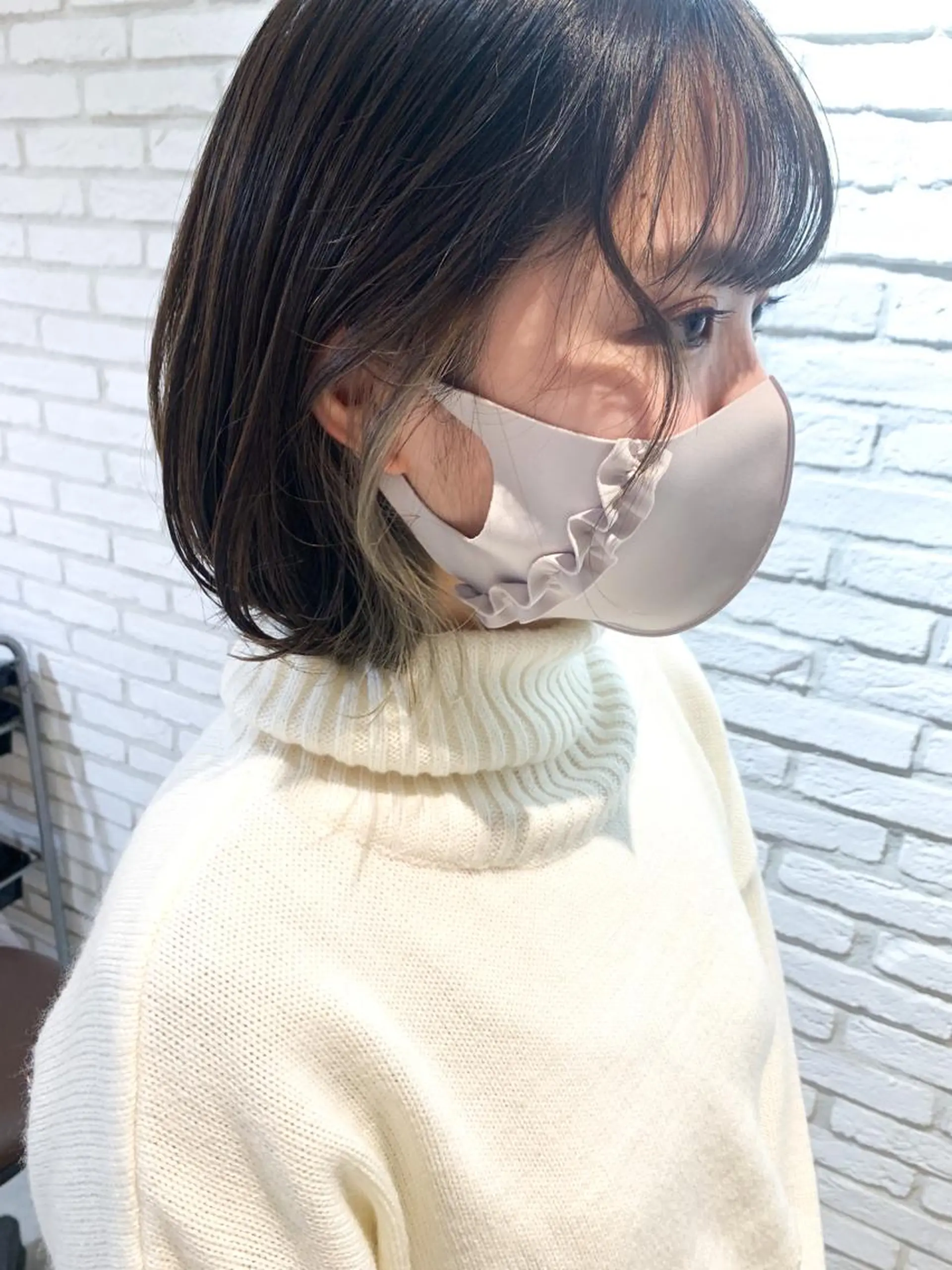 ショート ヘアカラー トリートメント yuka .のヘアスタイル