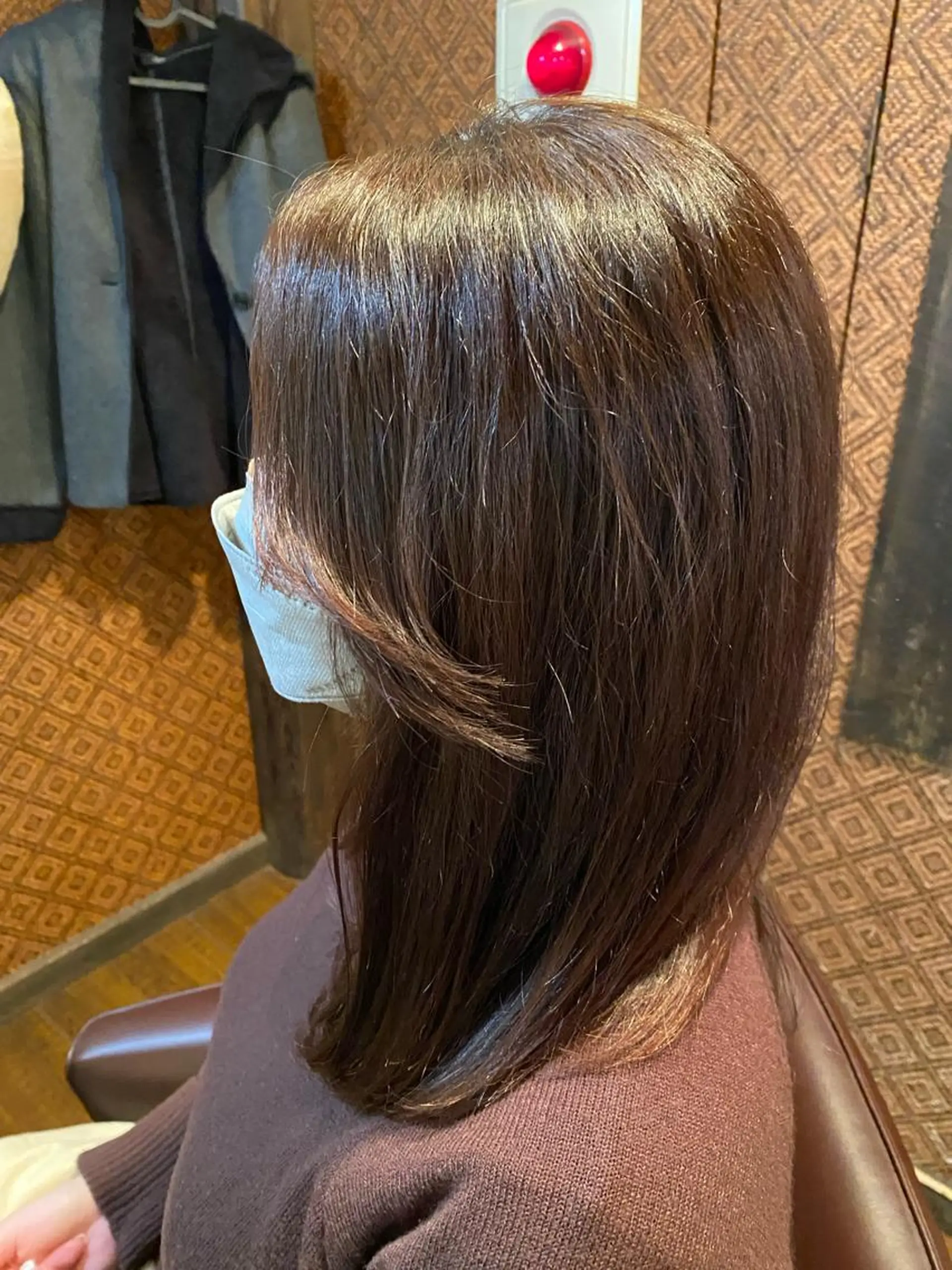 セミロング ⭐️透明感カラー/ パーマ⭐️宮野翔のヘアスタイル