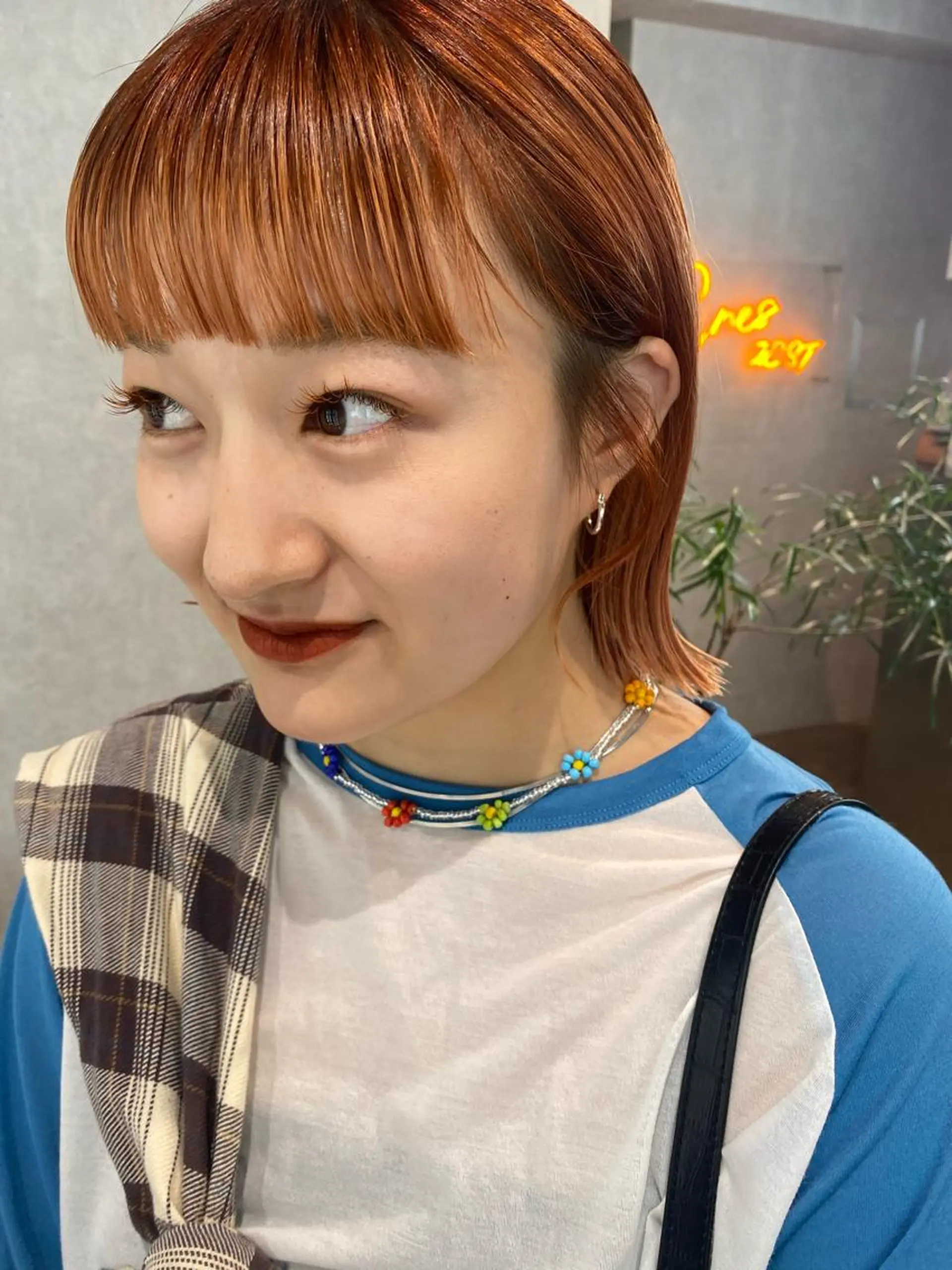 ミディアム カラー ヘアアレンジ マツエク・マツパ XENA表参道 MIKUのヘアスタイル