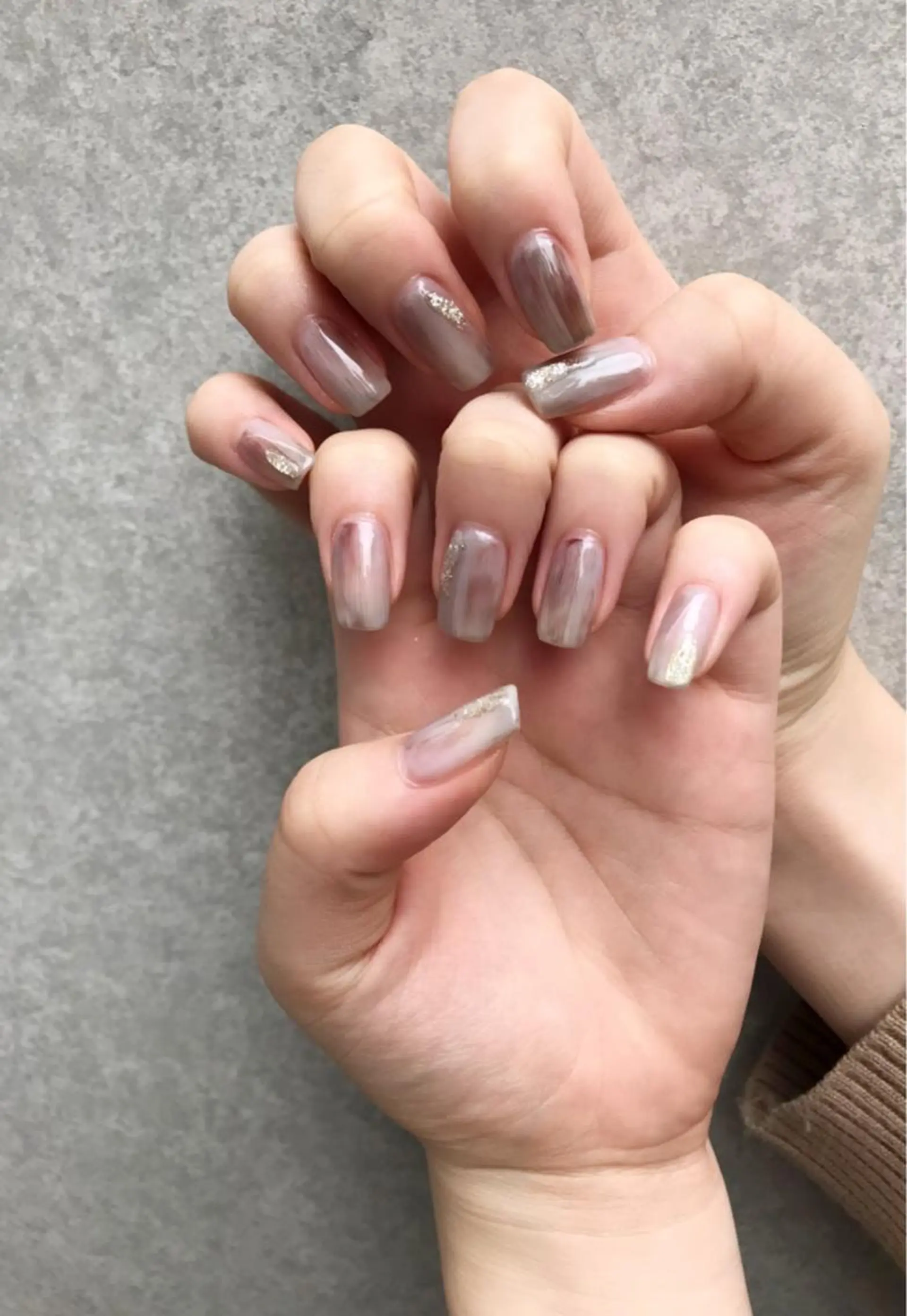 ネイル ジェルネイル ニュアンスネイル ハンドネイル Soeur ネイリストのネイルデザイン