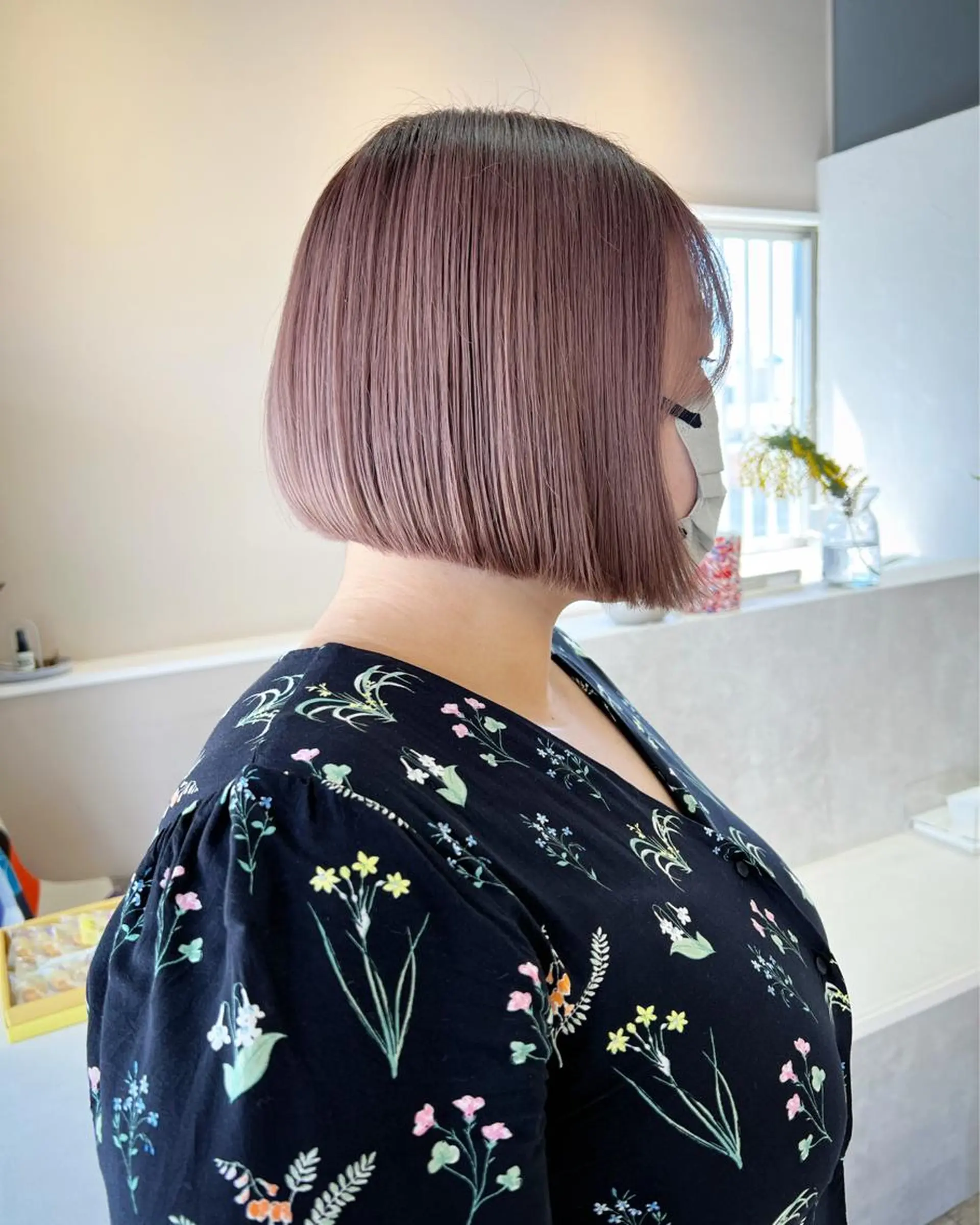 ショート カラー ボブ テトネ タカシのヘアスタイル