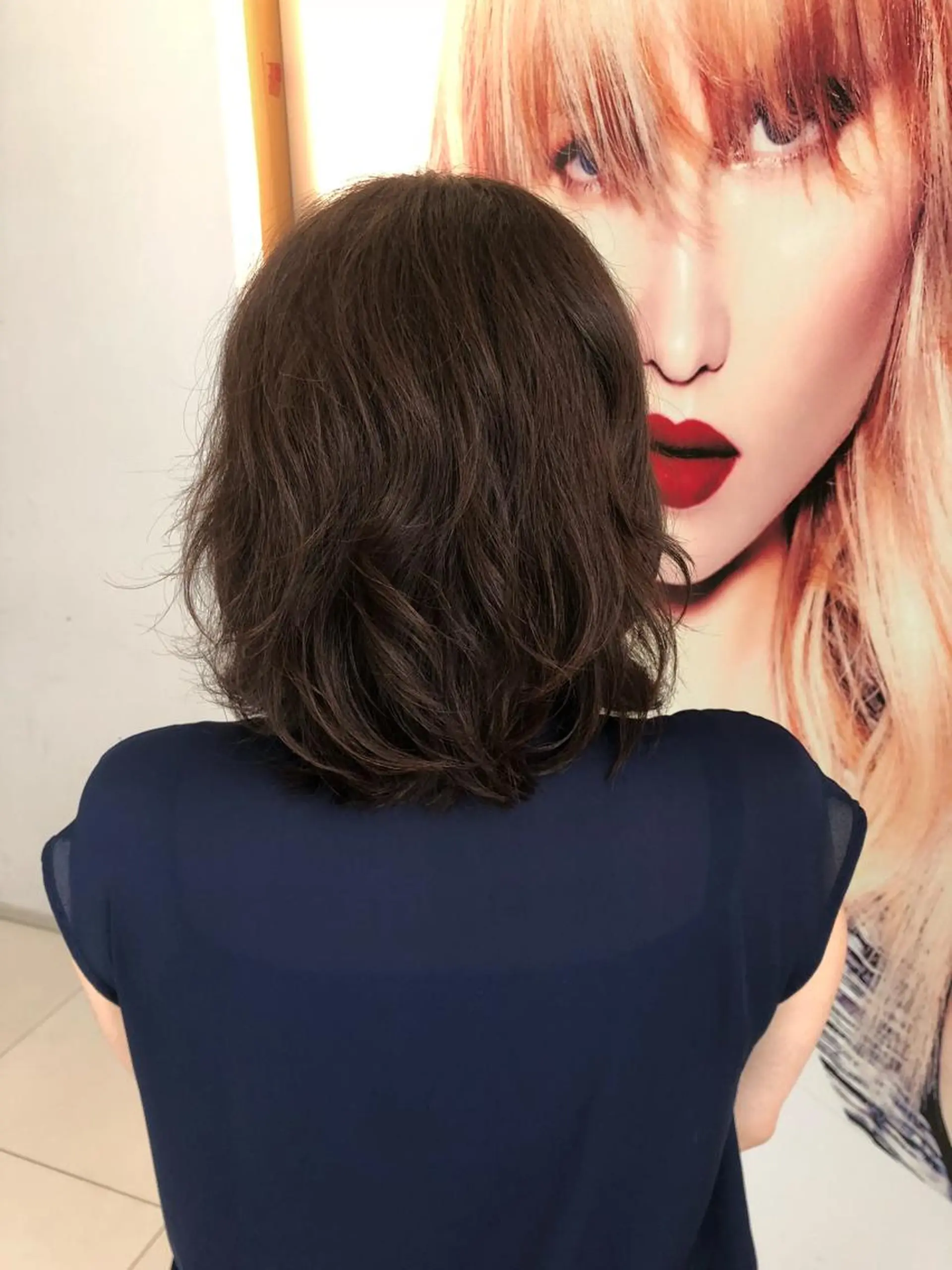 カラー 小久保 なるみのヘアスタイル