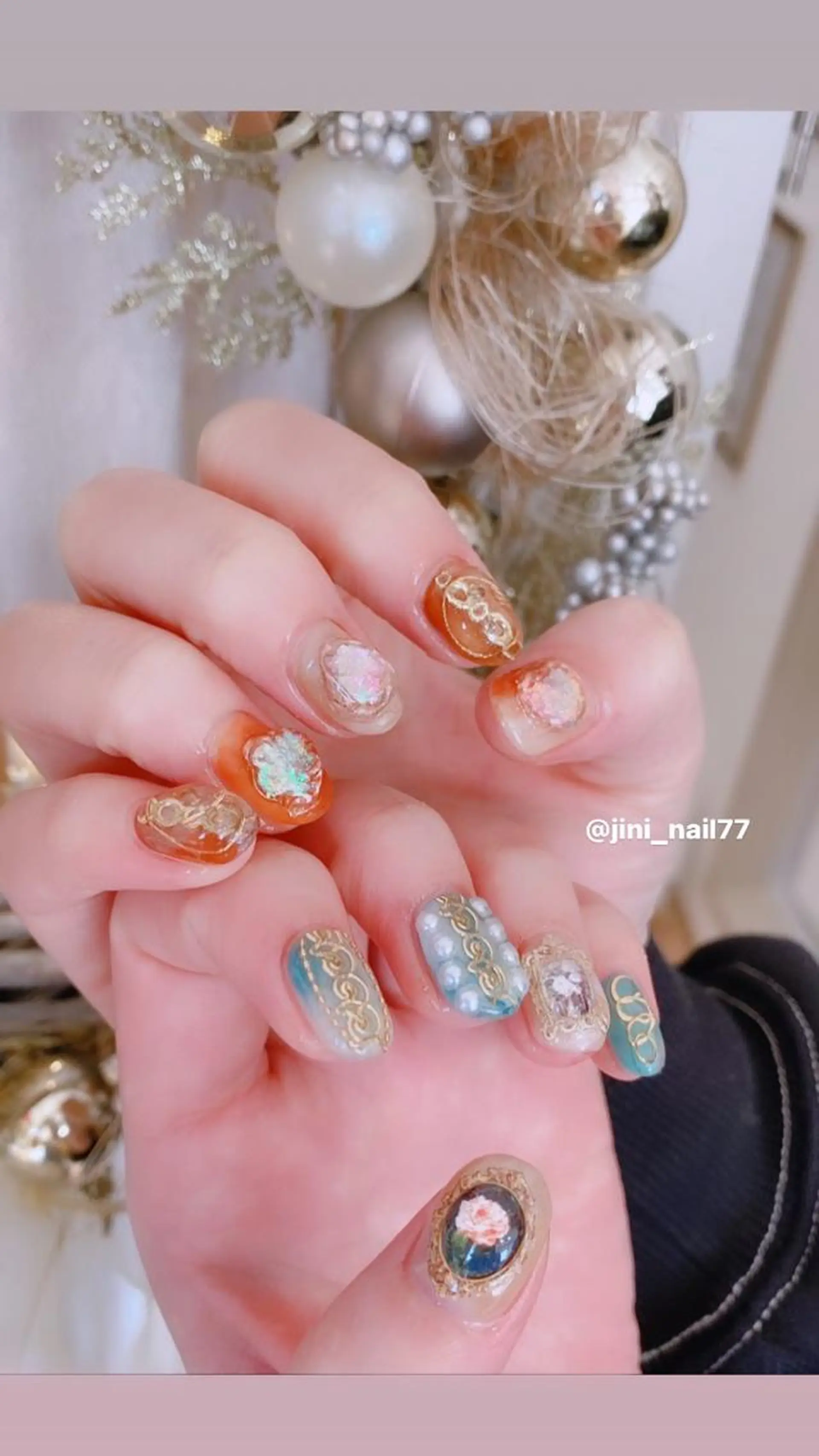 ネイル ハンドネイル JINI NAIL所属・ジニ ネイルのネイルデザイン