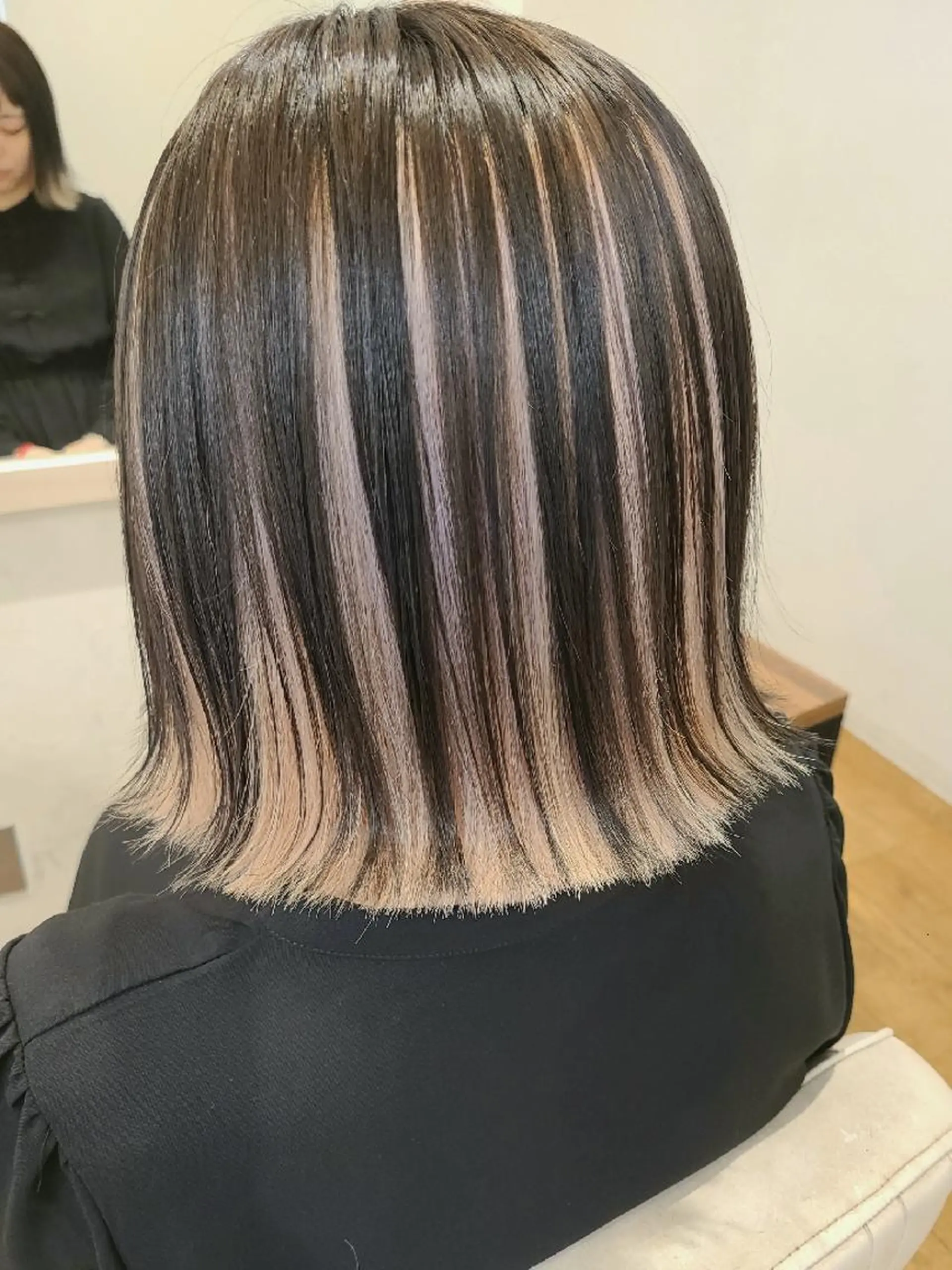 ミディアム カラー ブリーチ インナーカラー 【ネウィ天王寺 】seiyaのヘアスタイル