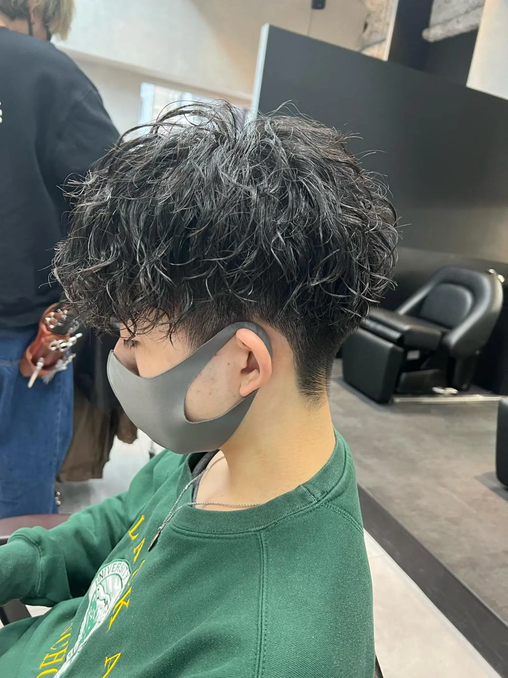 ショート パーマ メンズ カット パーマ 🦩パーマン🦩佐藤 航太のヘアスタイル