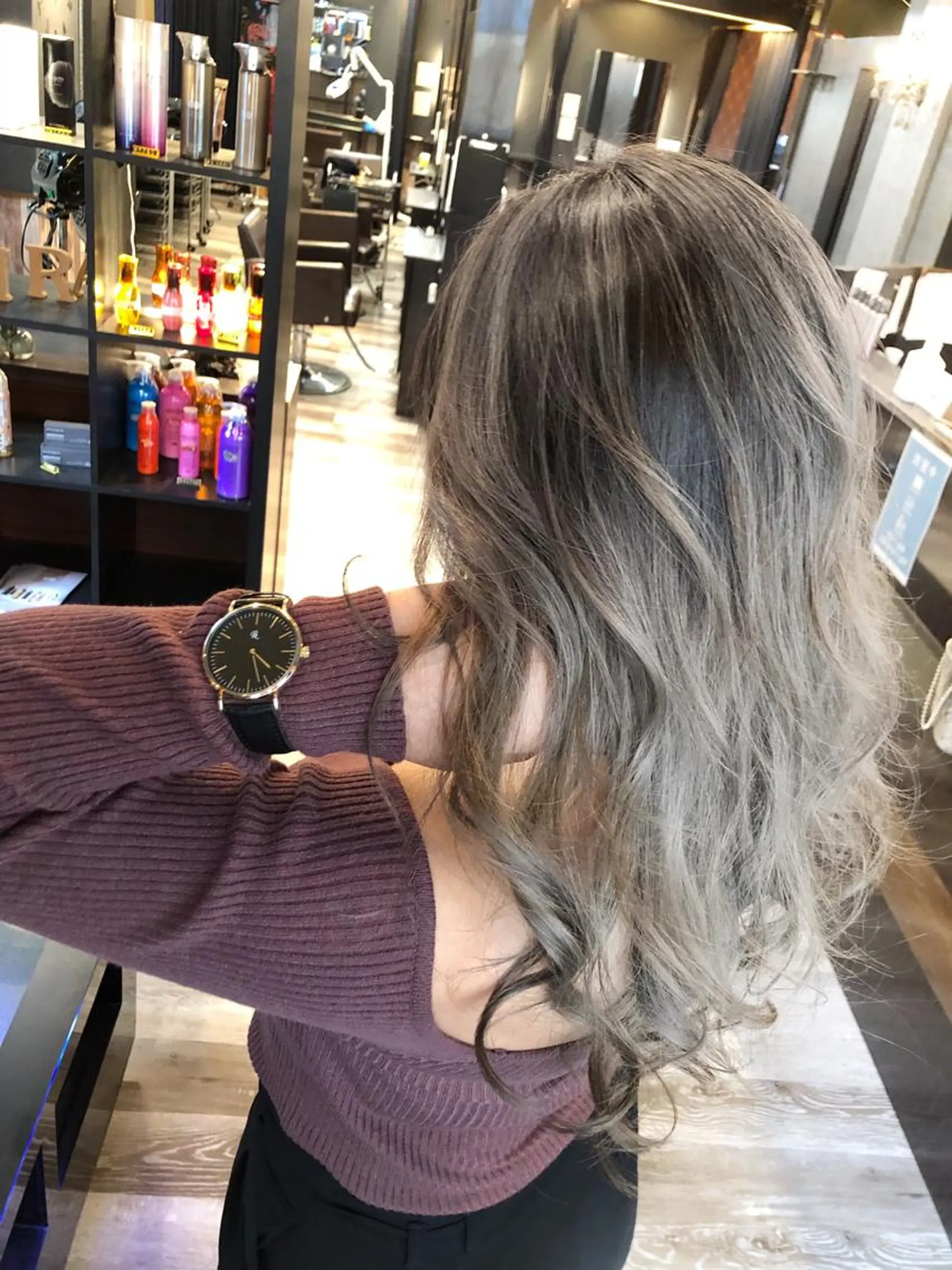 ミディアム KIRA スズキ タクヤ／店長のヘアスタイル