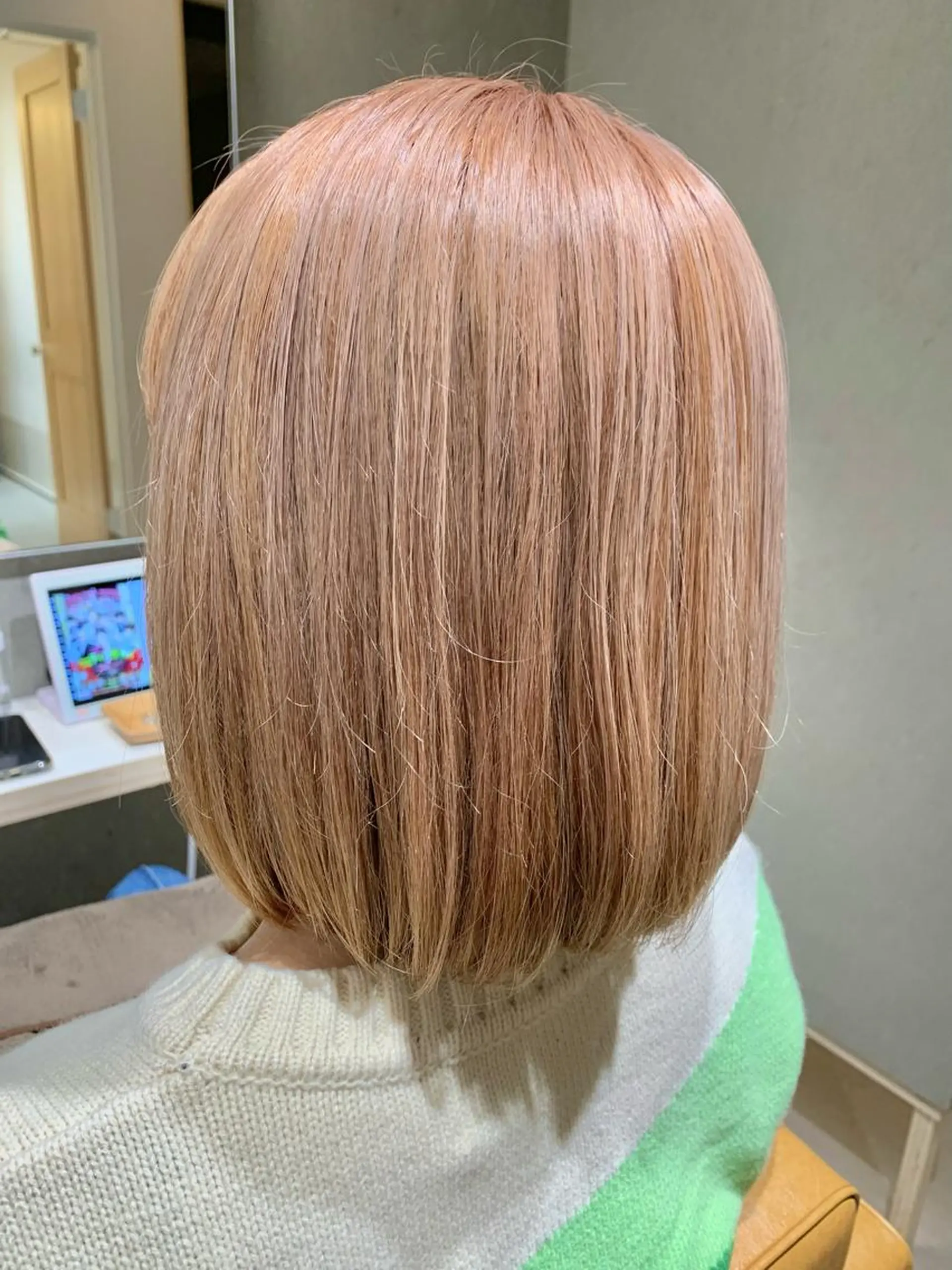 ミディアム カラー 縮毛矯正×艶カラー /中村勇太のヘアスタイル