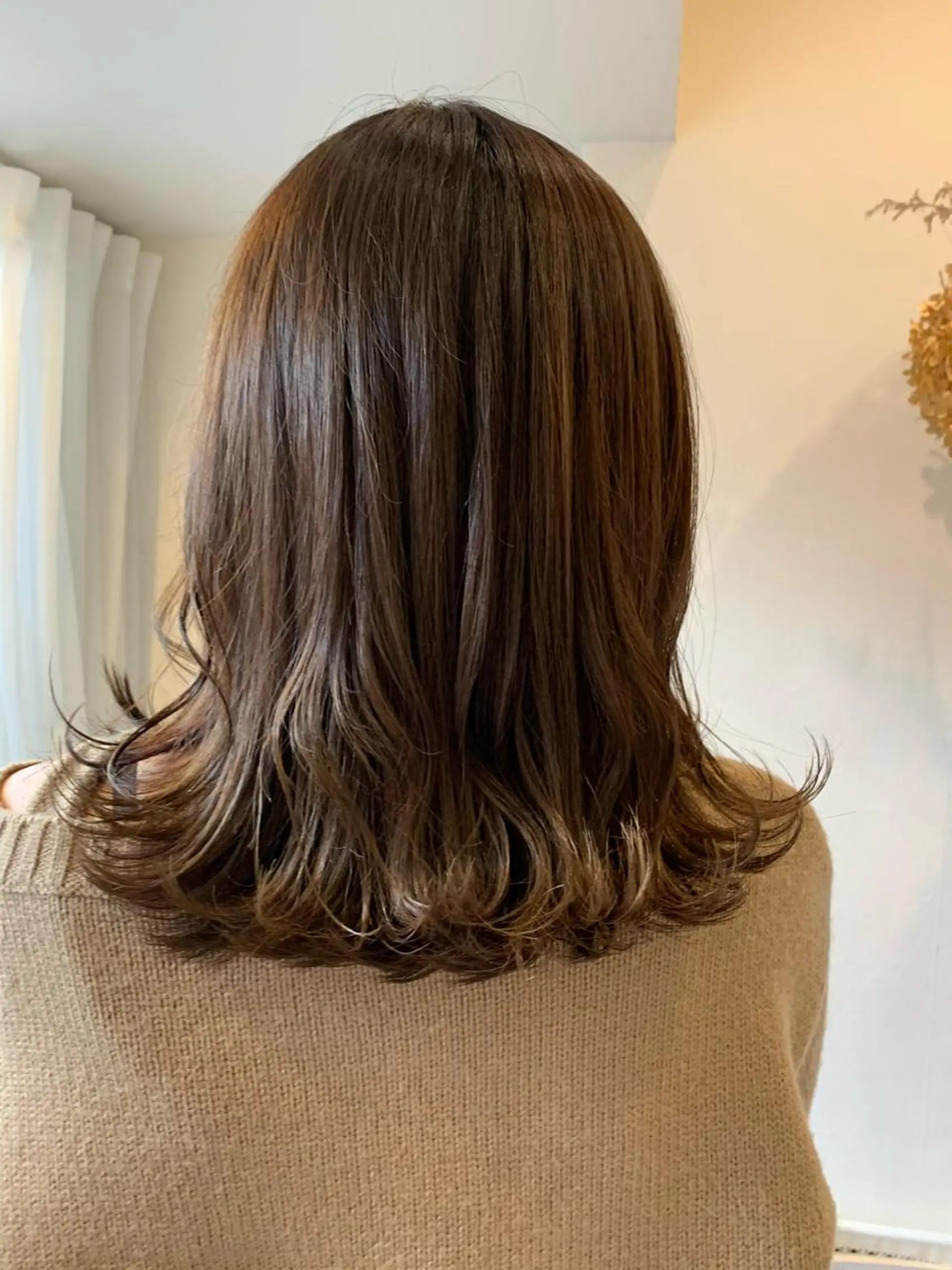 ミディアム カラー カット gotoday　shaire　saron所属・miu. ボブ/透け感カラーのヘアスタイル