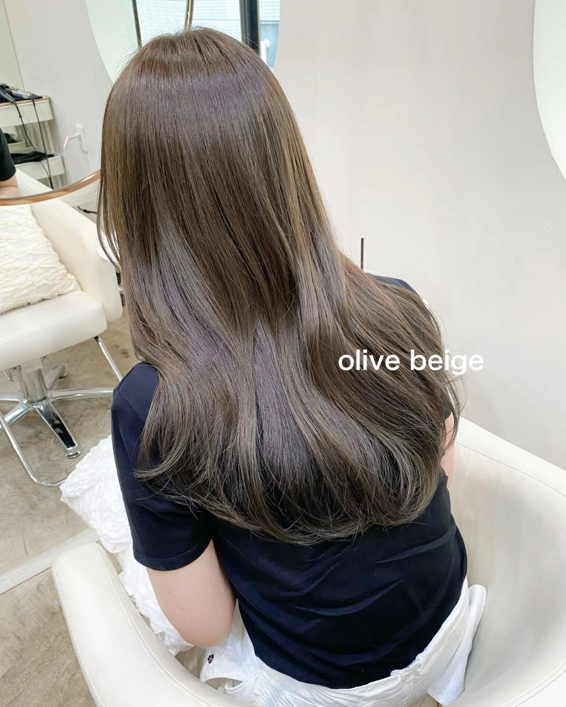 セミロング カラー カット ヘアカラー トリートメント kohana 🎀韓国ヘア🎀🤍のヘアスタイル