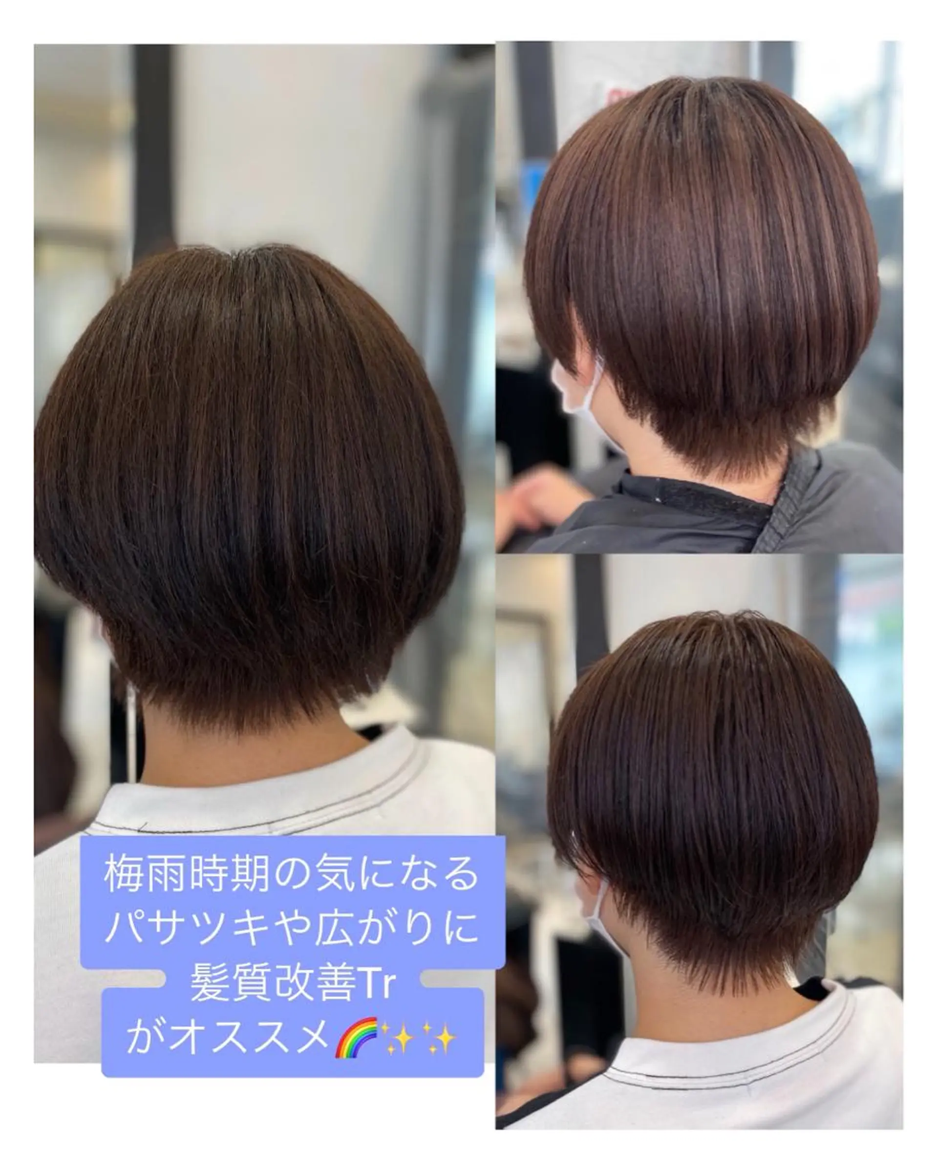 ショート YASU🍎CUT 赤系カラー/ヘアケアのヘアスタイル